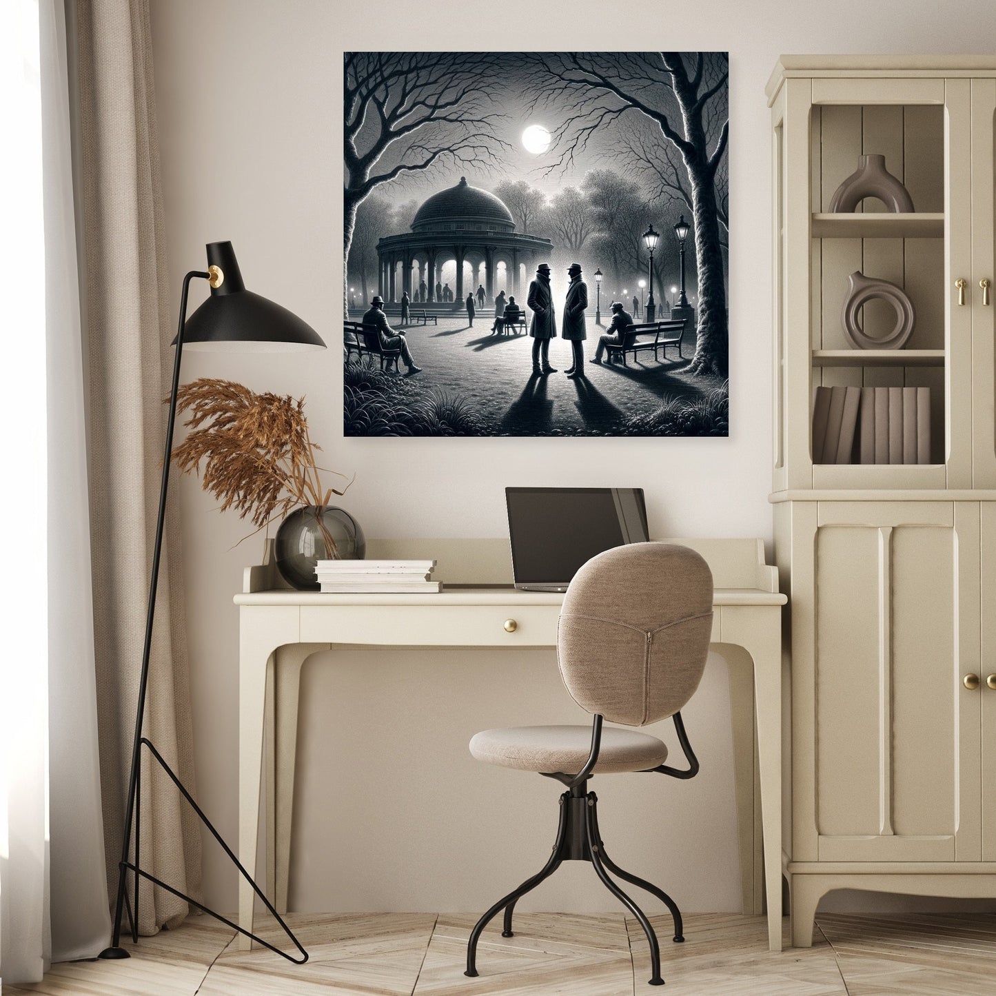 Moonlit Conspiracies Canvas