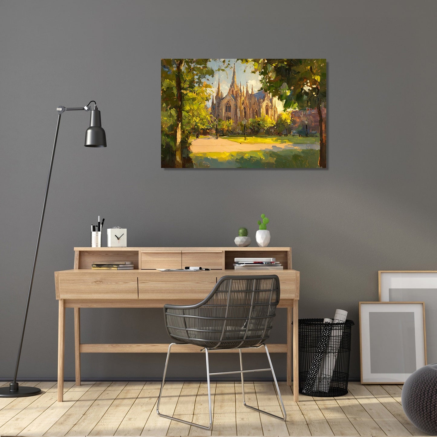 Exeter Cathedral Golden Canvas
