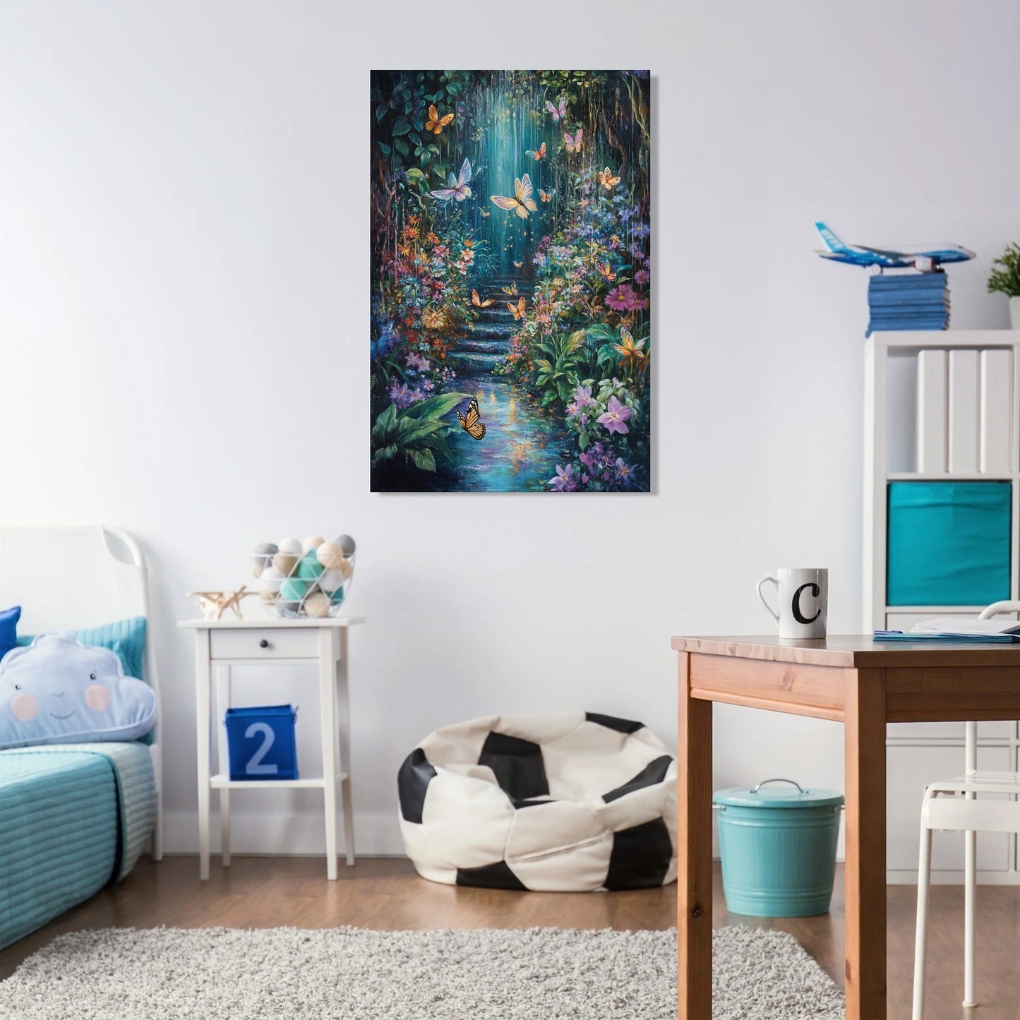 Whimsical Fairy Garden Canvas