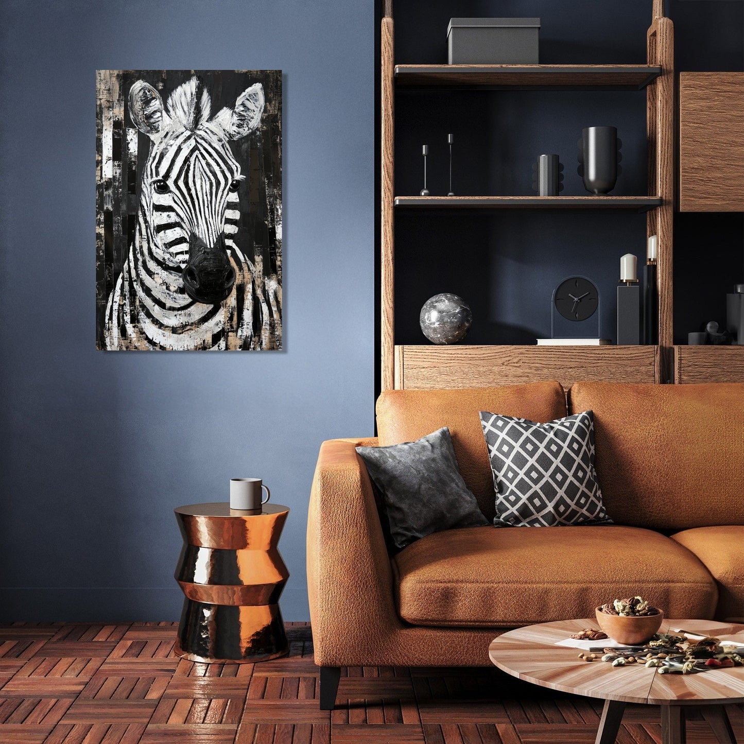 Zebra Geometry Canvas