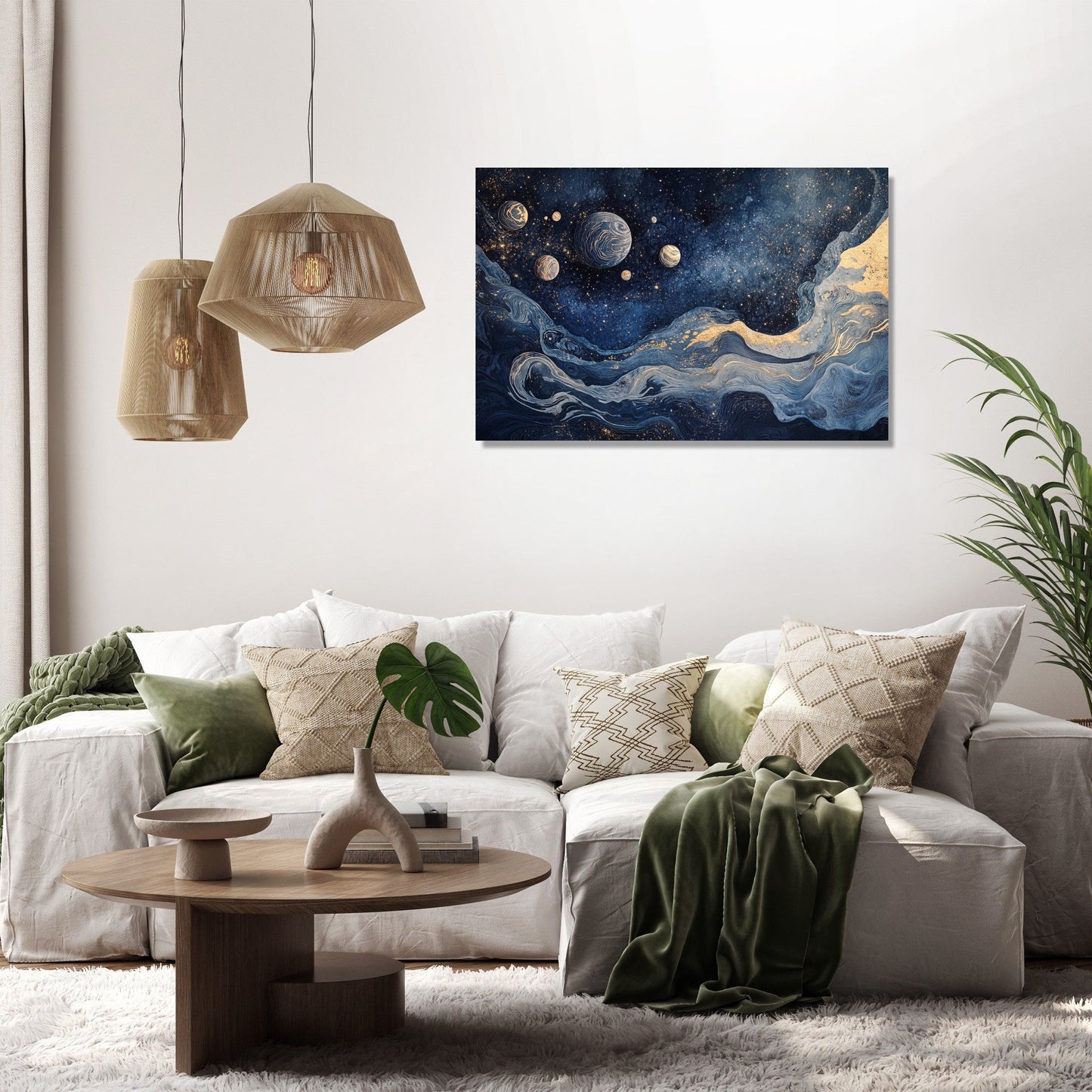 Cosmic Harmony Canvas