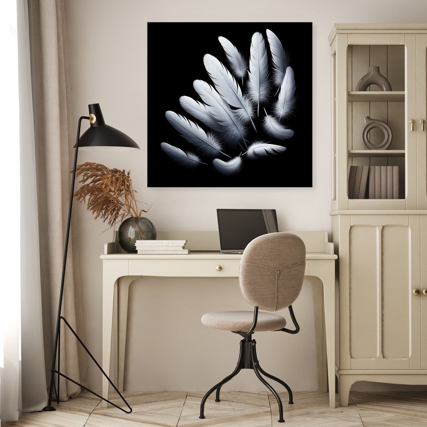 Feathered Serenity Canvas