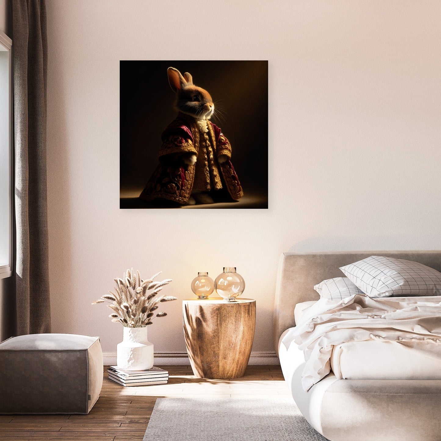 Regal Rabbit Majesty Canvas