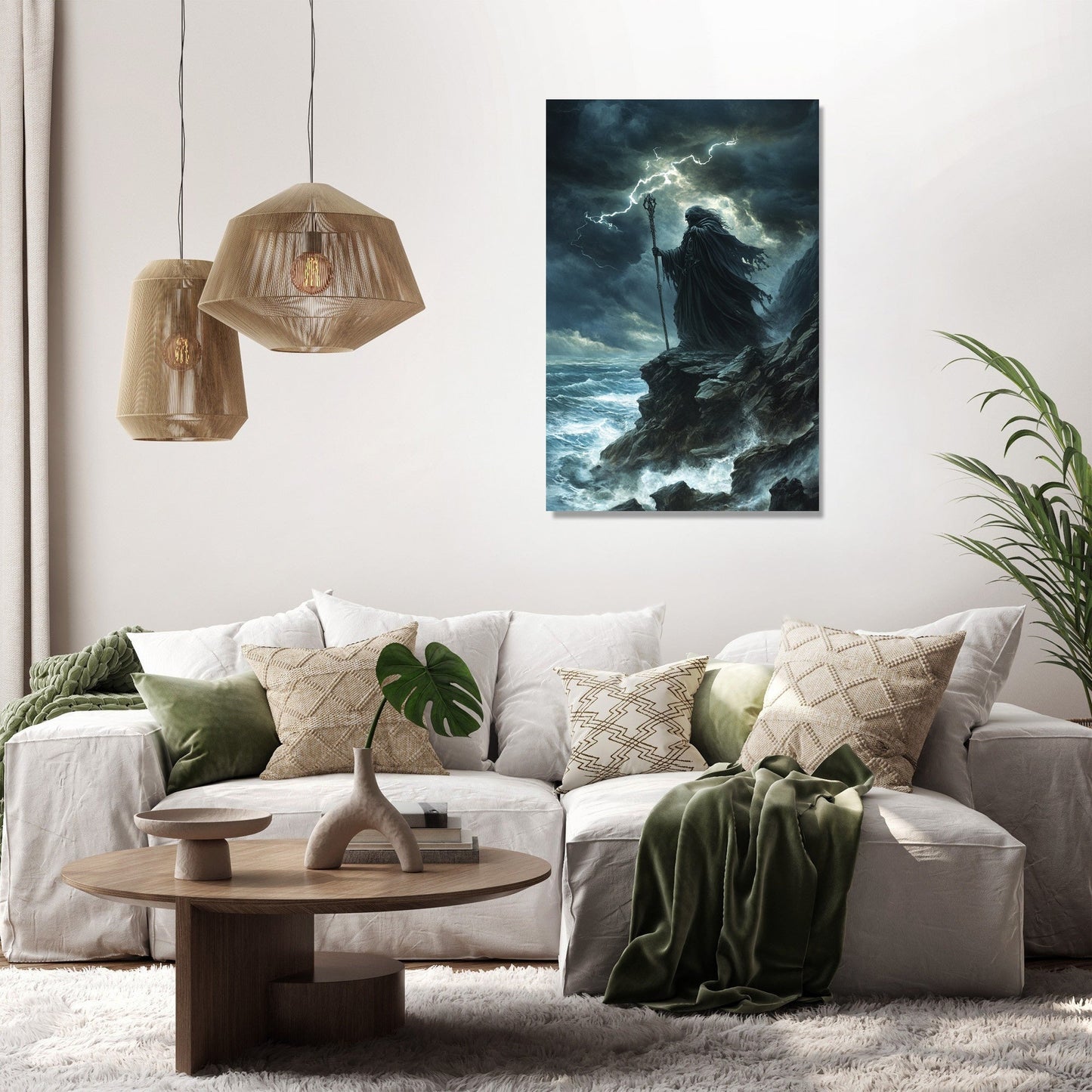 Mystic Storm Wizard Canvas