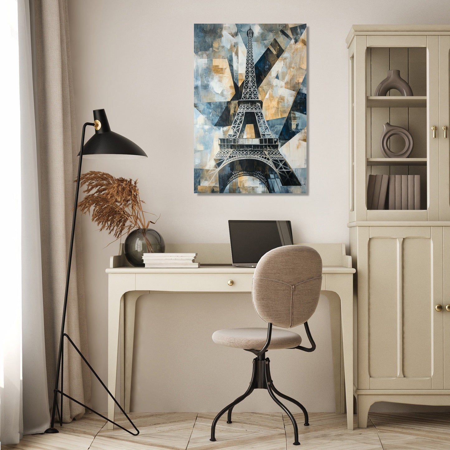 Geometric Eiffel Canvas