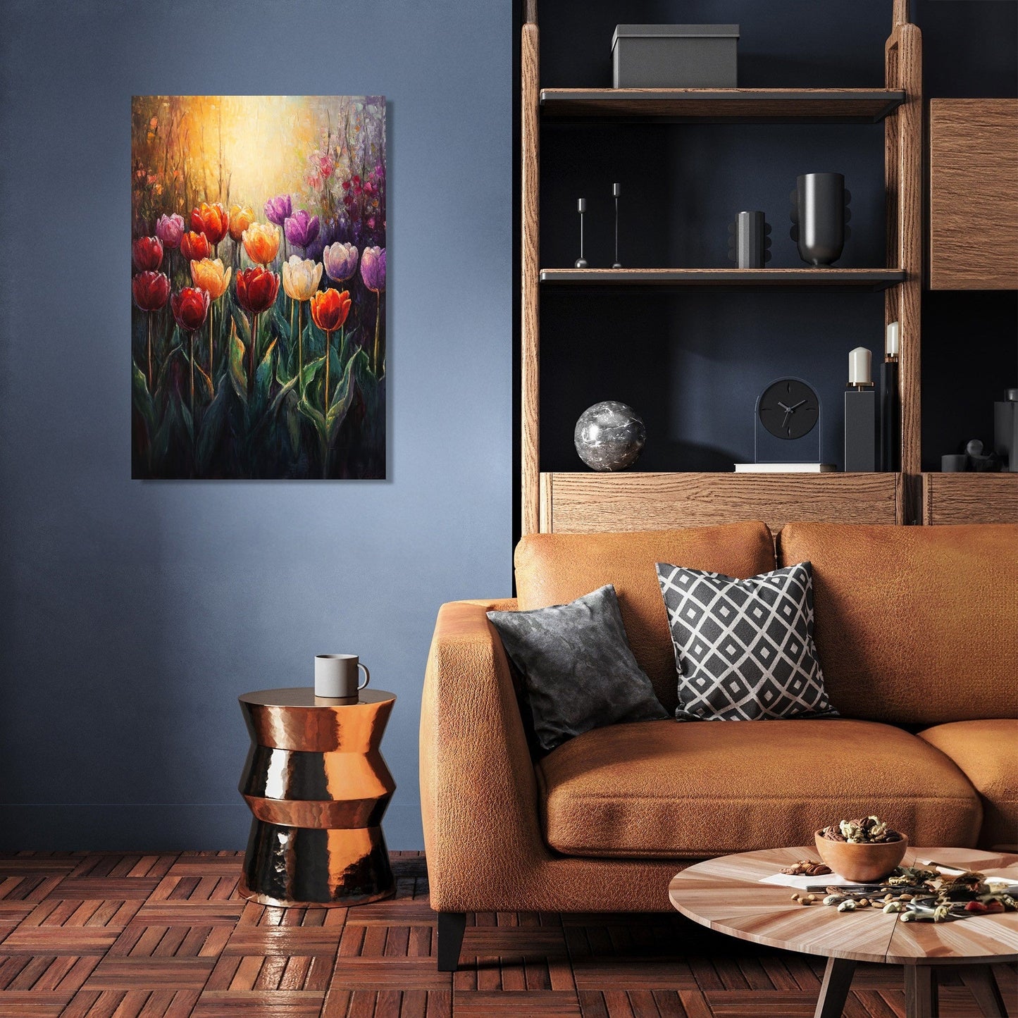 Tulip Serenade Golden Canvas