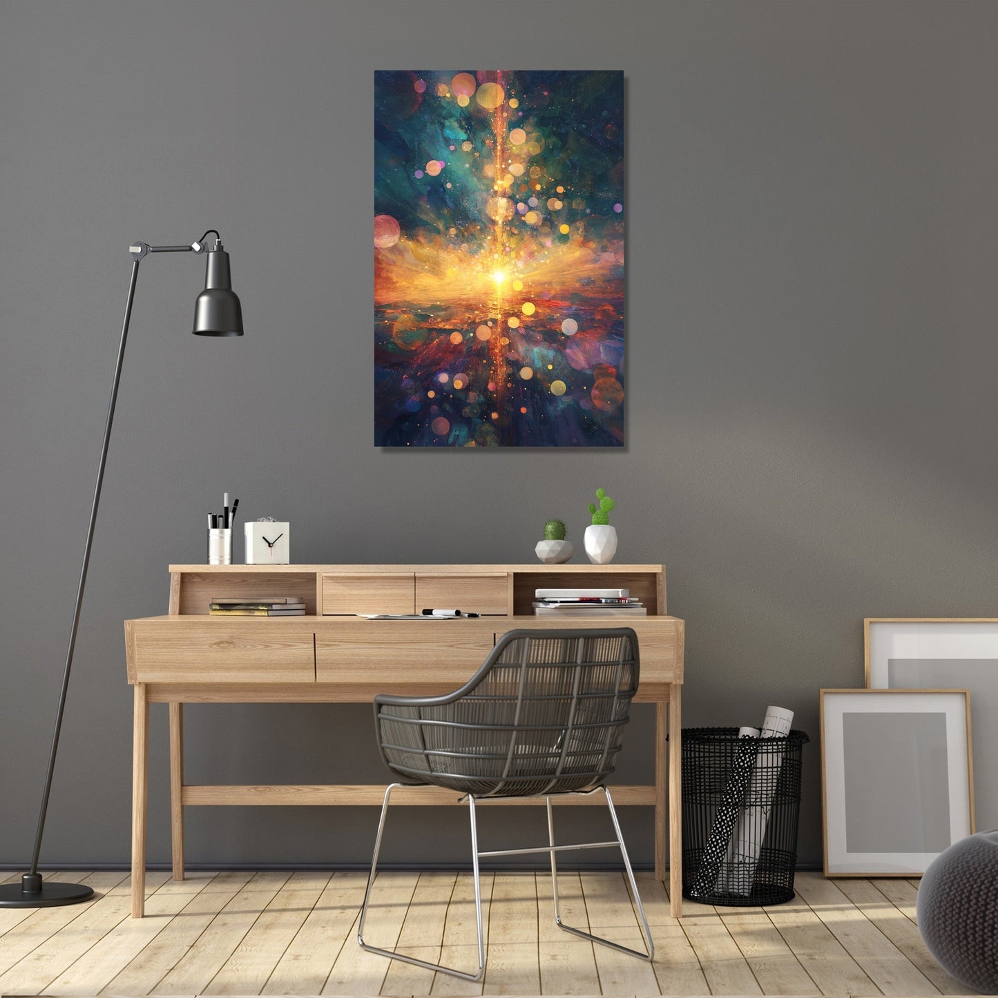Celestial Beam Odyssey Canvas