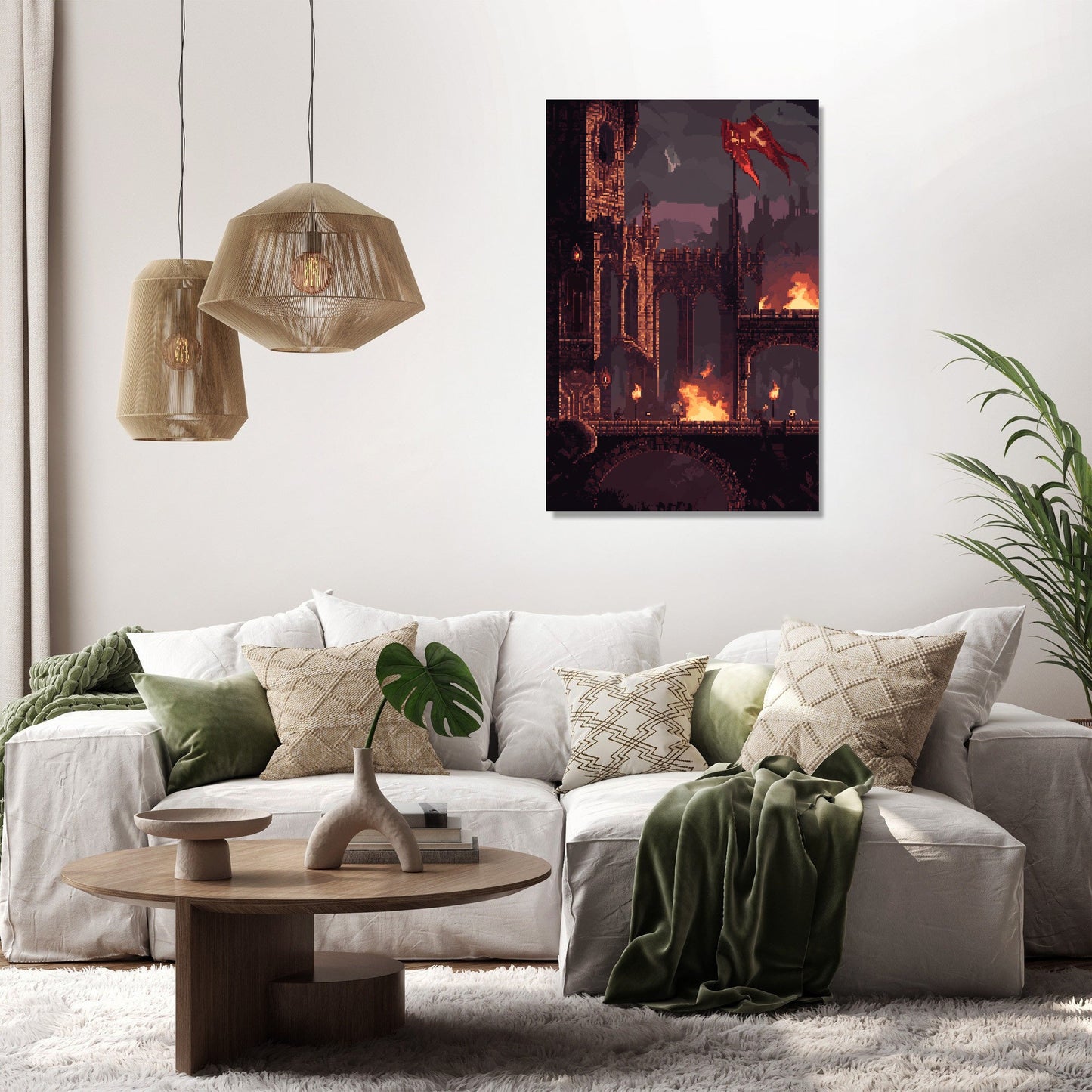 Dark Fortress Fantasy Canvas