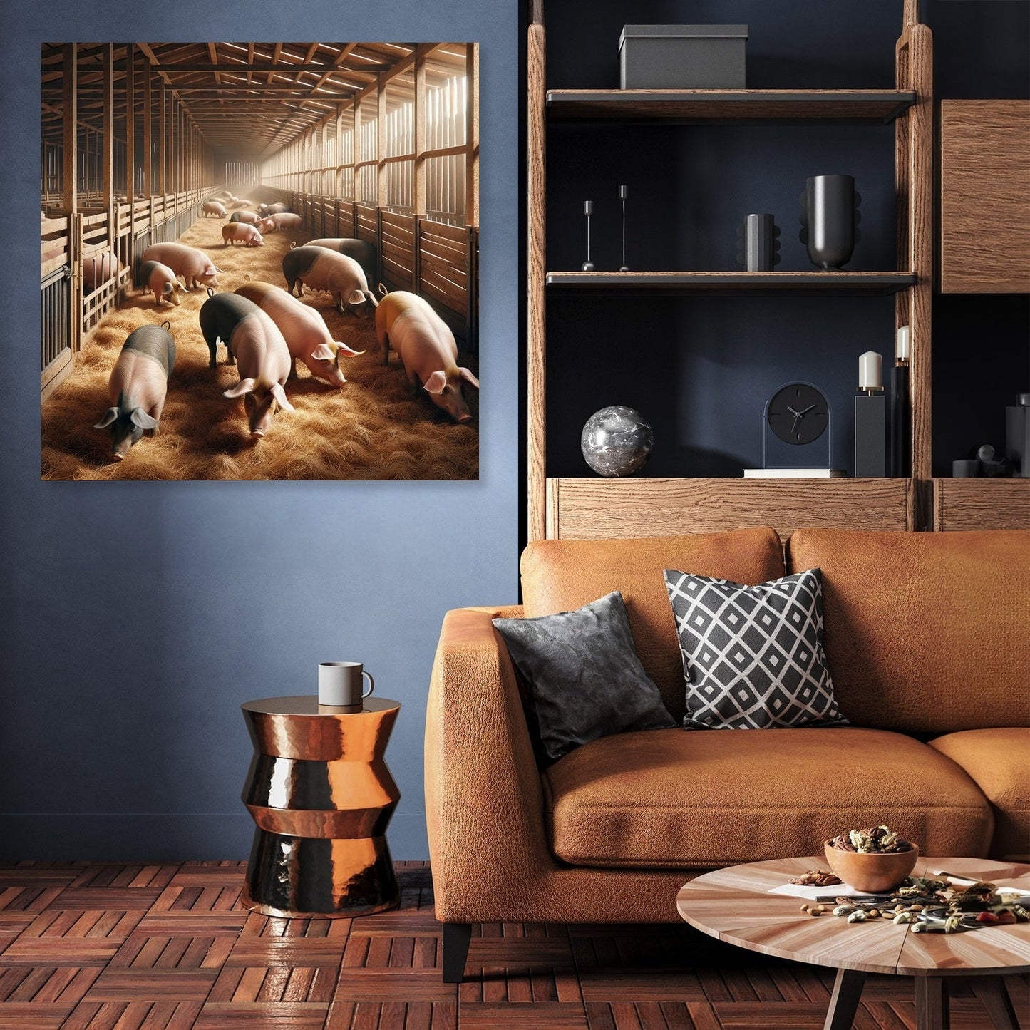 Pigsty Life Canvas