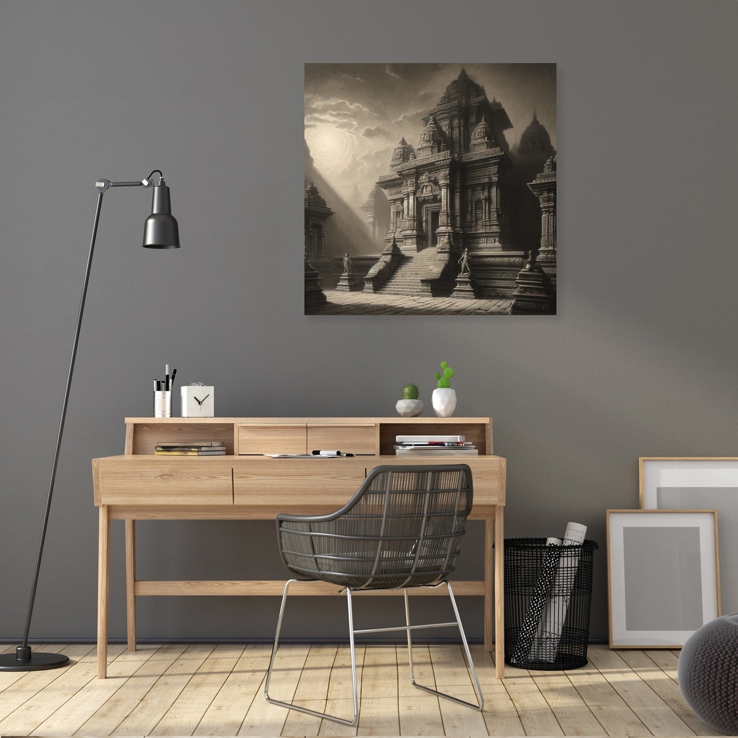 Dhakeshwari Temple Classic Elegance Canvas