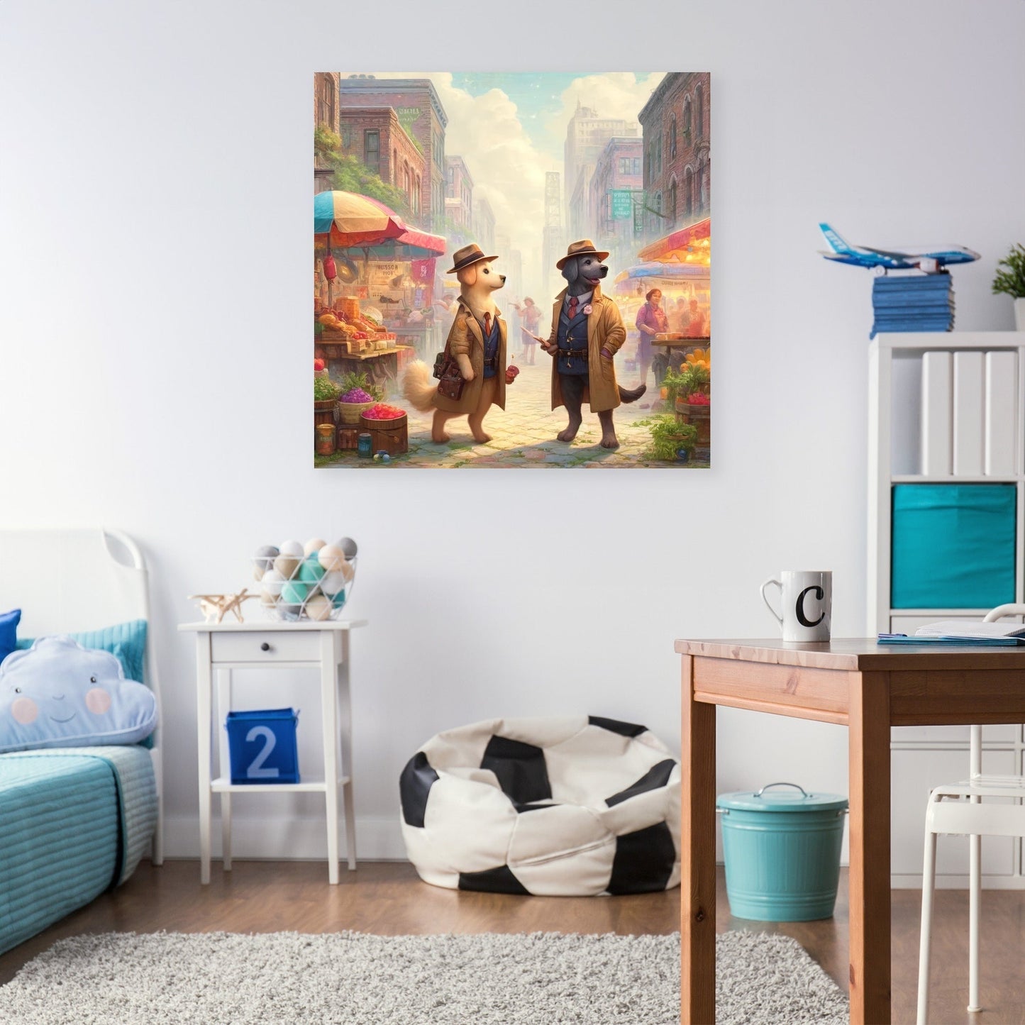 Market Mystery Canvas