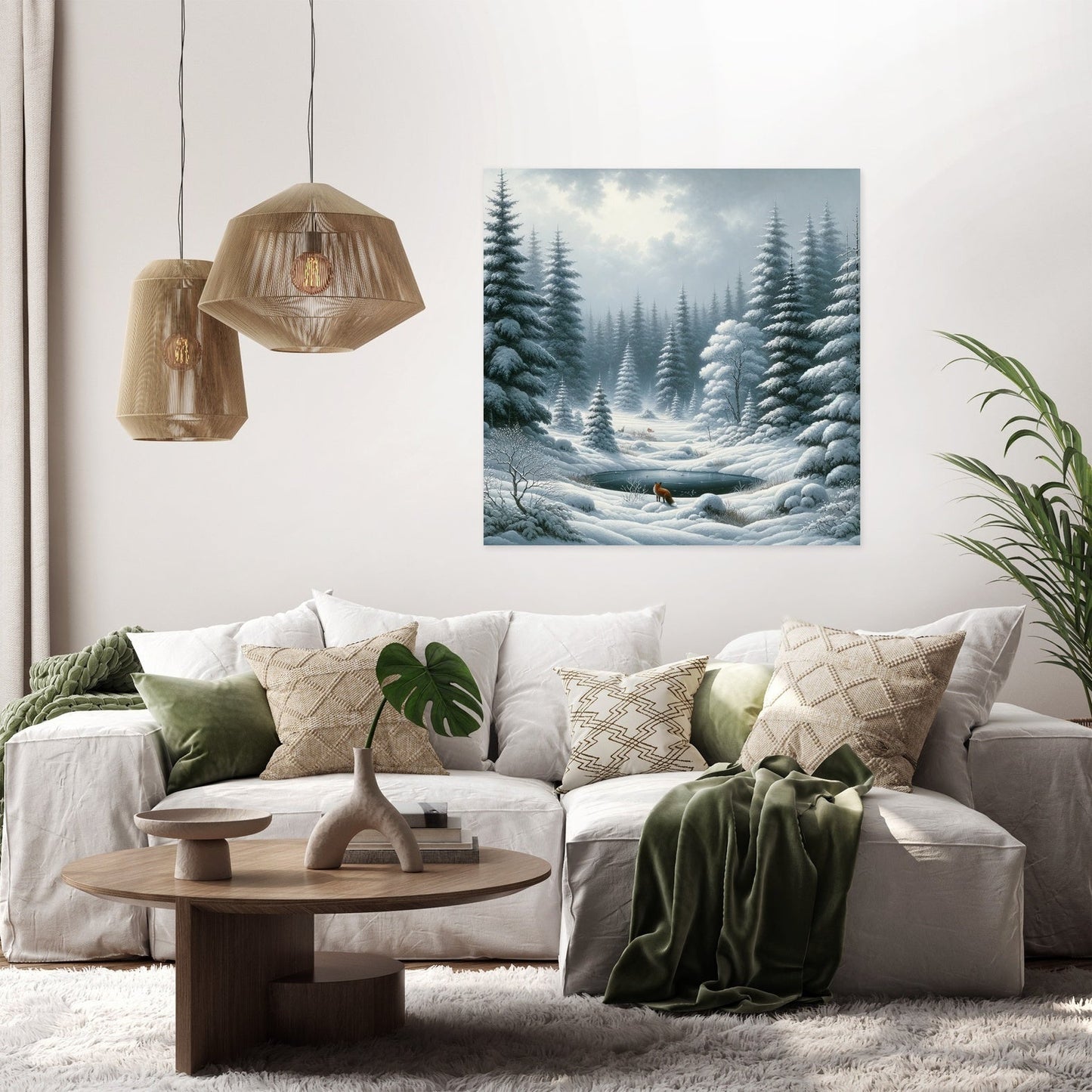 Winter's Whisper Canvas