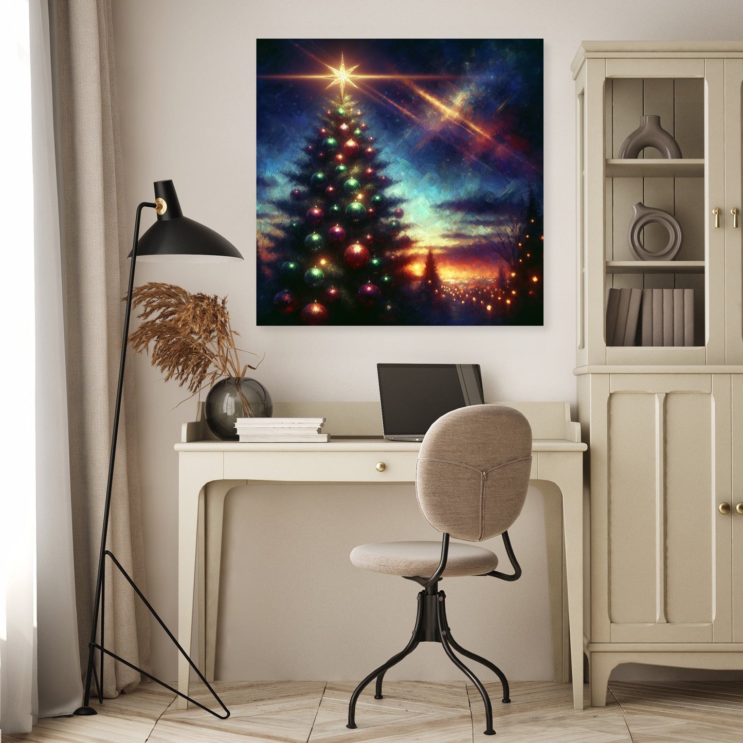 Twilight Christmas Reverie Canvas