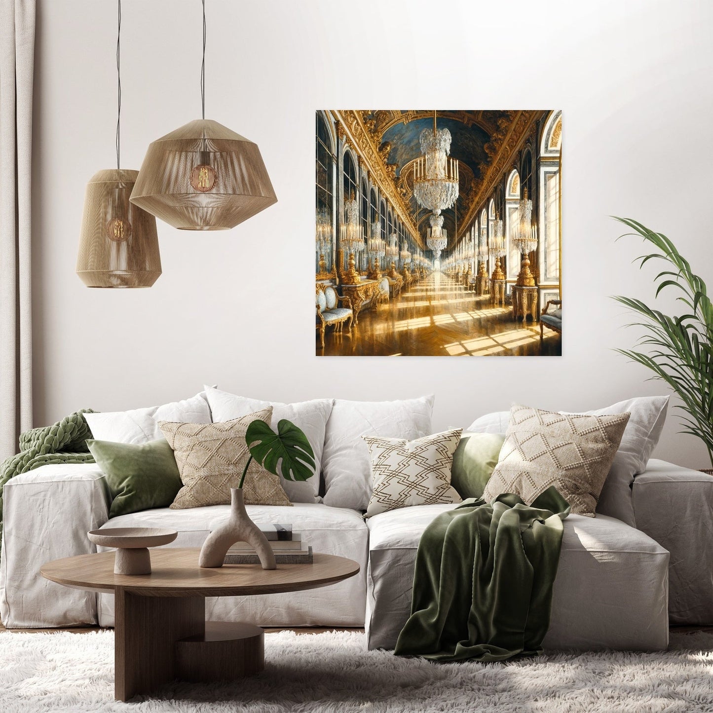 Hall of Mirrors Versailles Paris Canvas