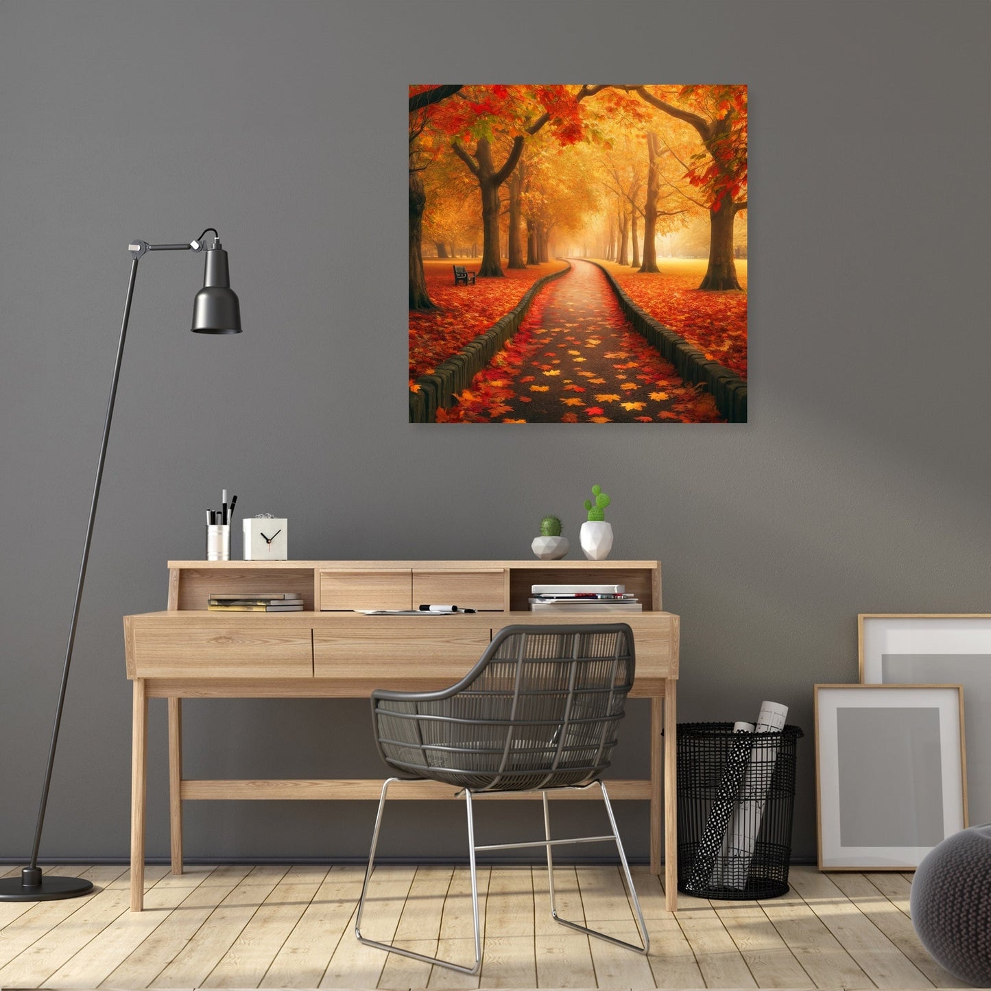 Autumn Pathway Serenity Canvas