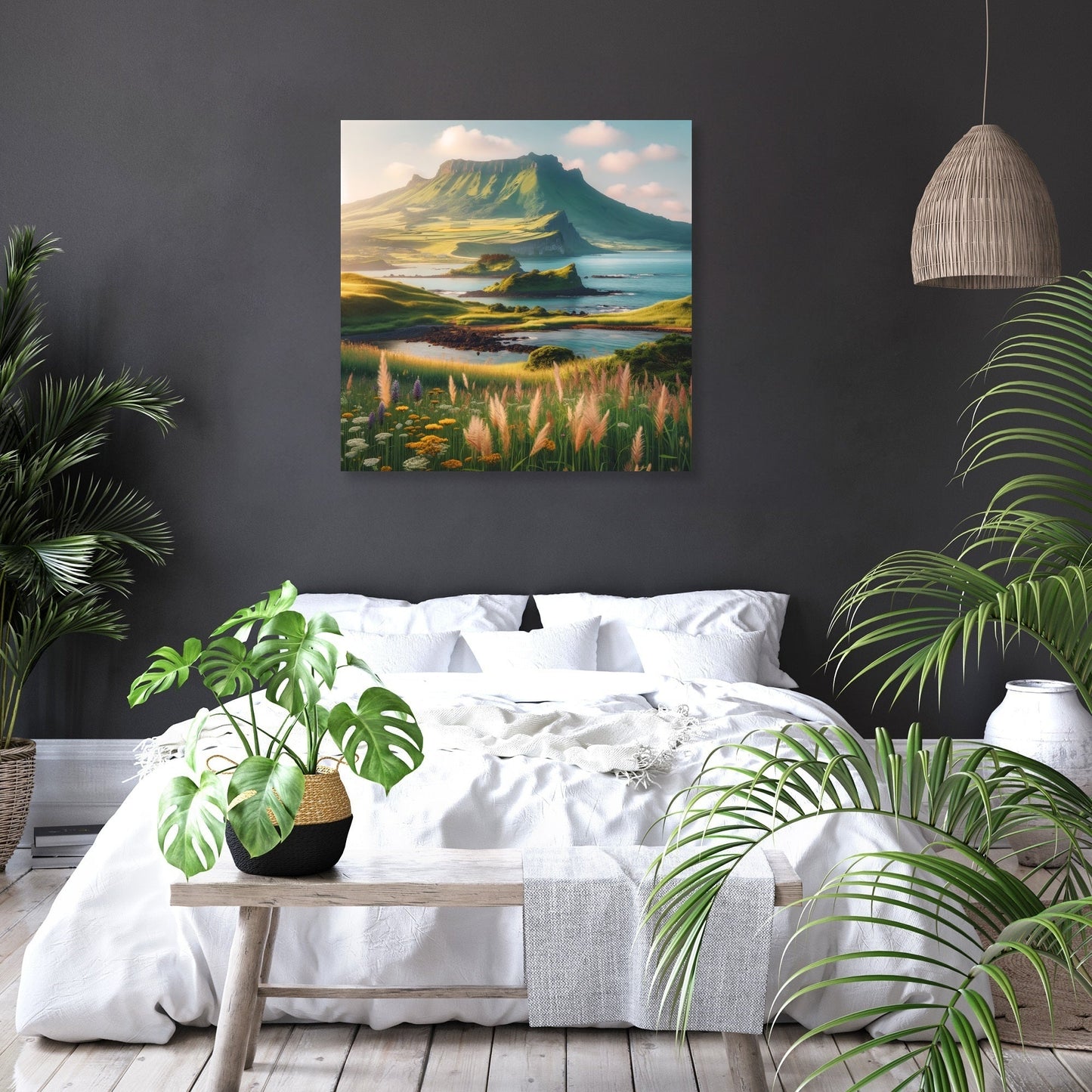 Jeju Island Serenity Canvas