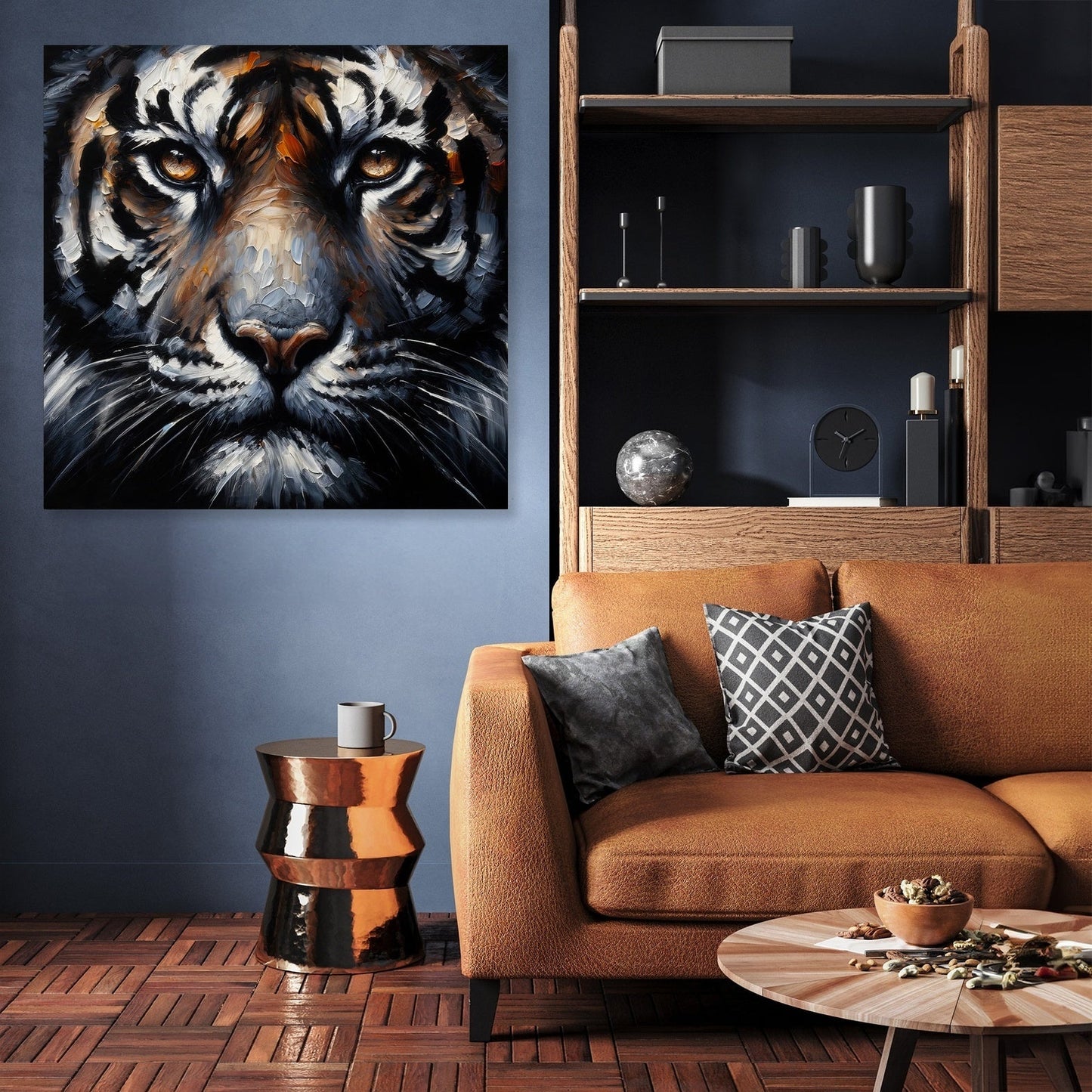 Intense Gaze Tiger Canvas