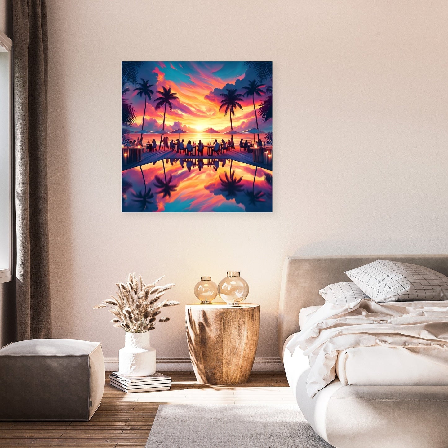 Summer Beach Bar Bliss Canvas