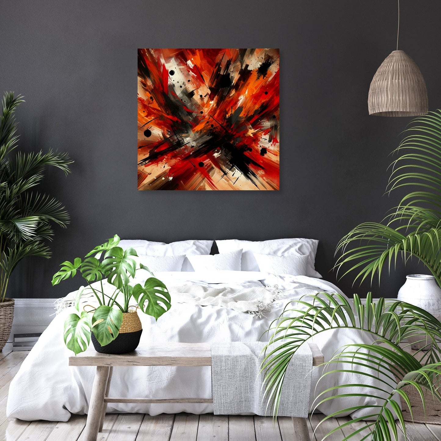 Irritation Frayed Canvas