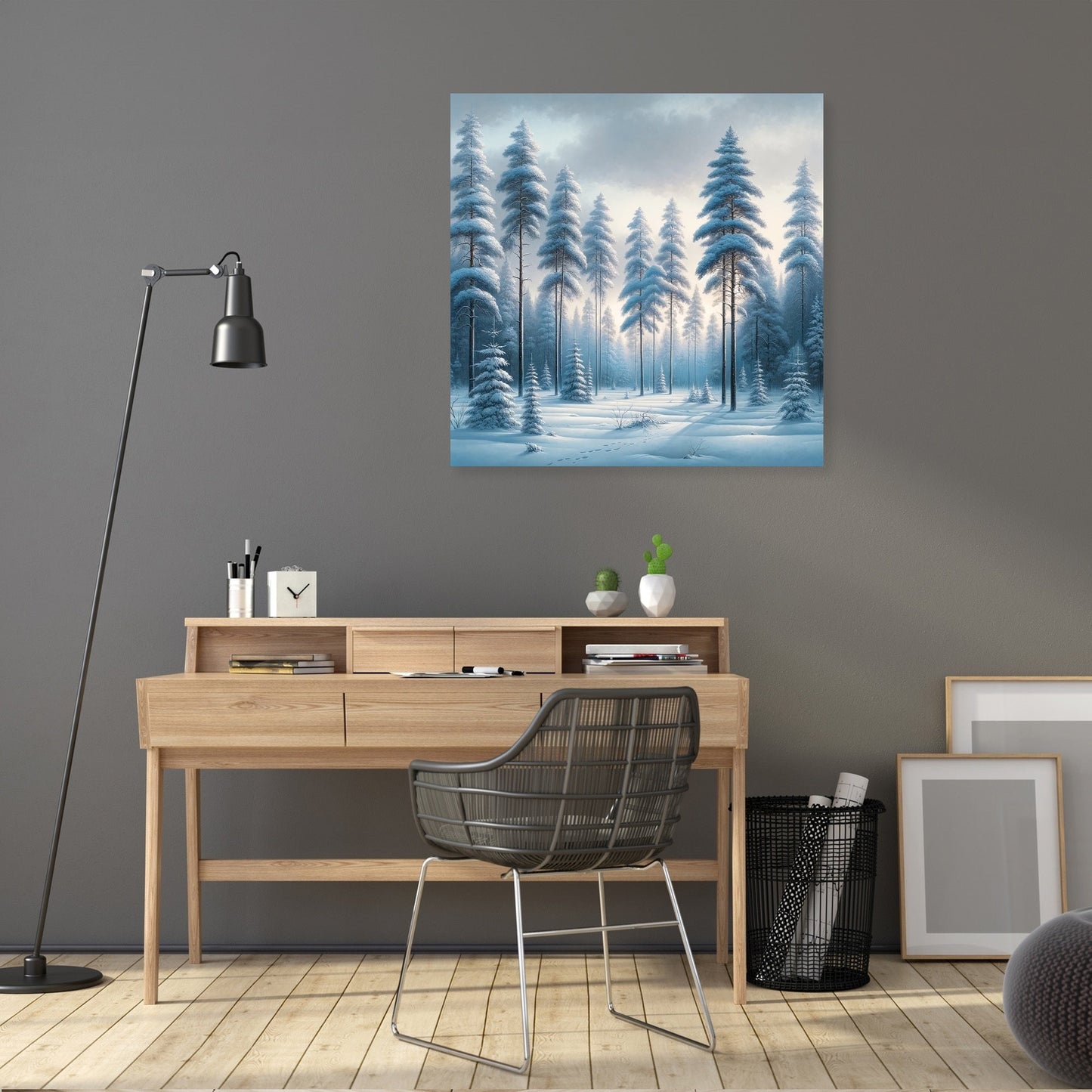 Winter's Silent Beauty Canvas