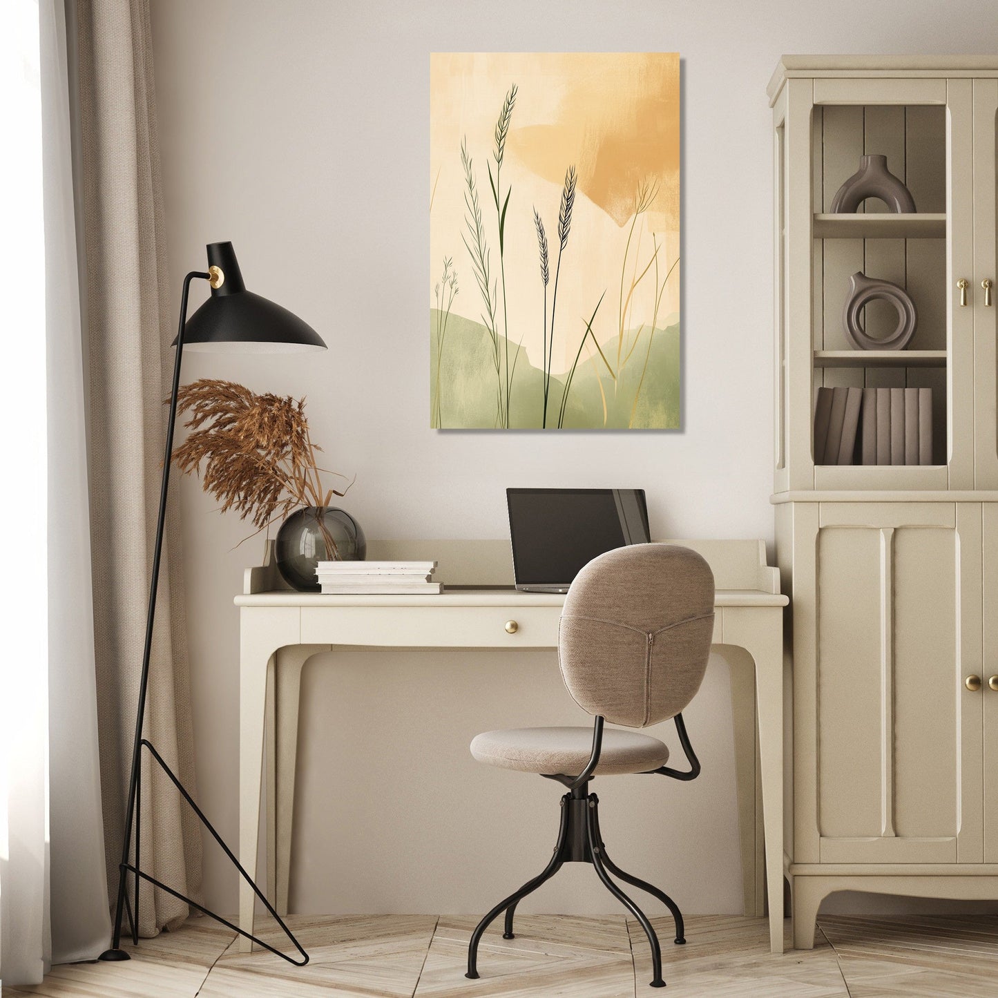 Golden Grasslands Canvas