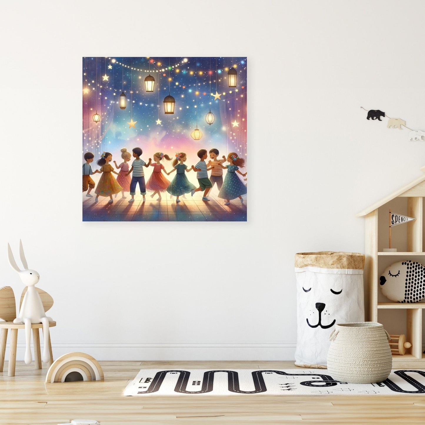 Starry Dance Party Canvas