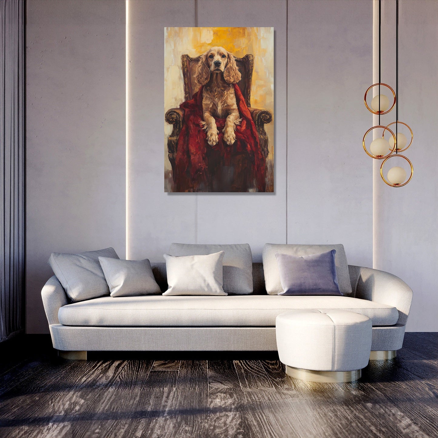 Noble Cocker Spaniel Canvas
