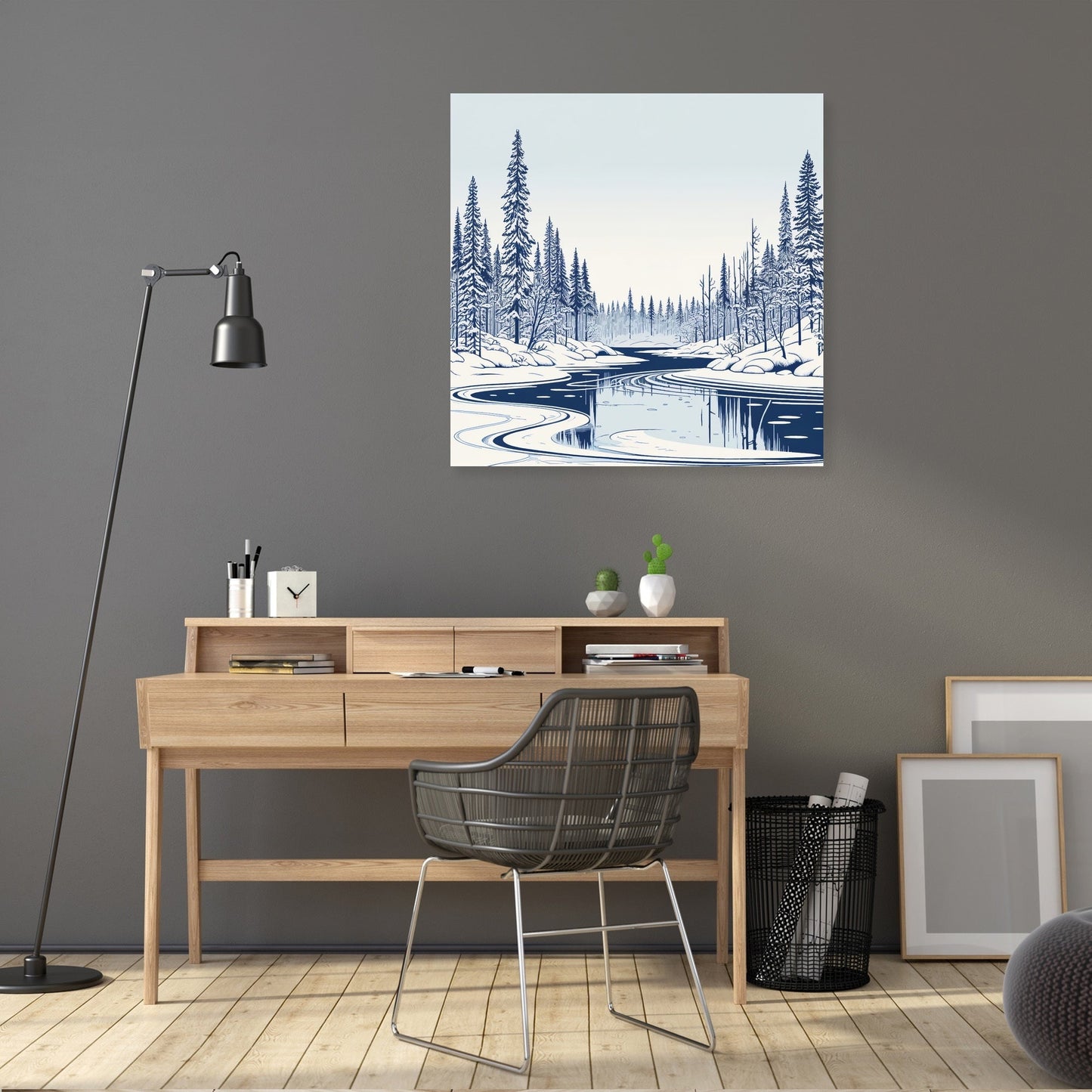 Lapland Winter Serenity Canvas