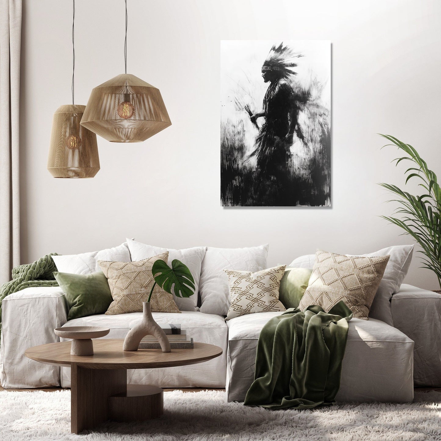 Warrior Chief's Majesty Canvas