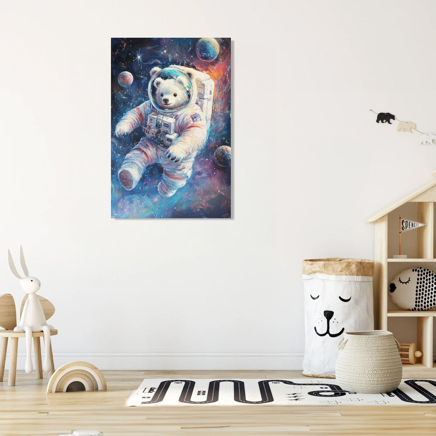 Cosmic Bear Canvas