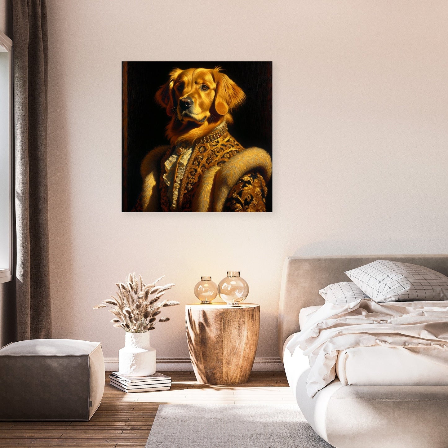 Regal Retriever Reverie Canvas