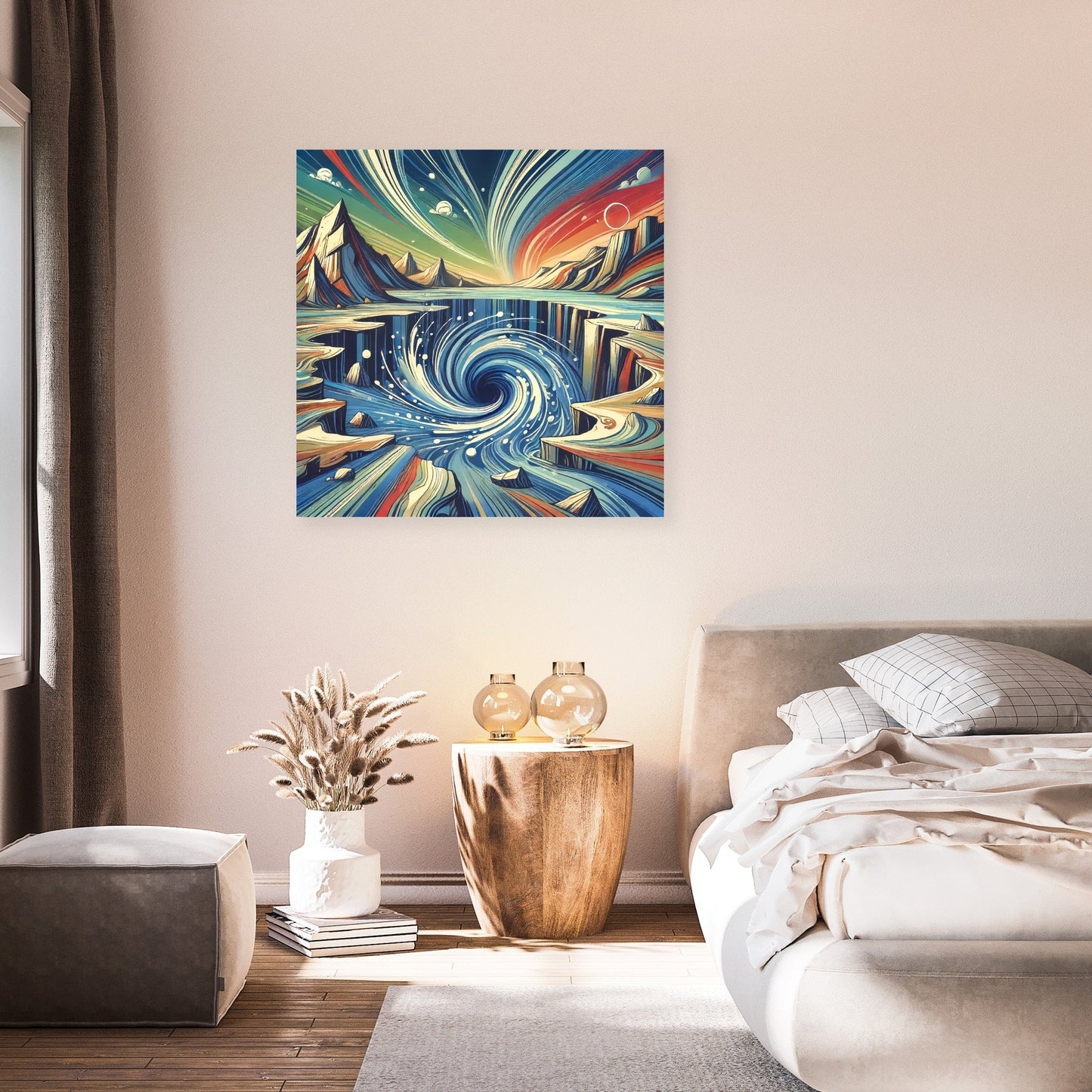 Oceanic Vortex Canvas