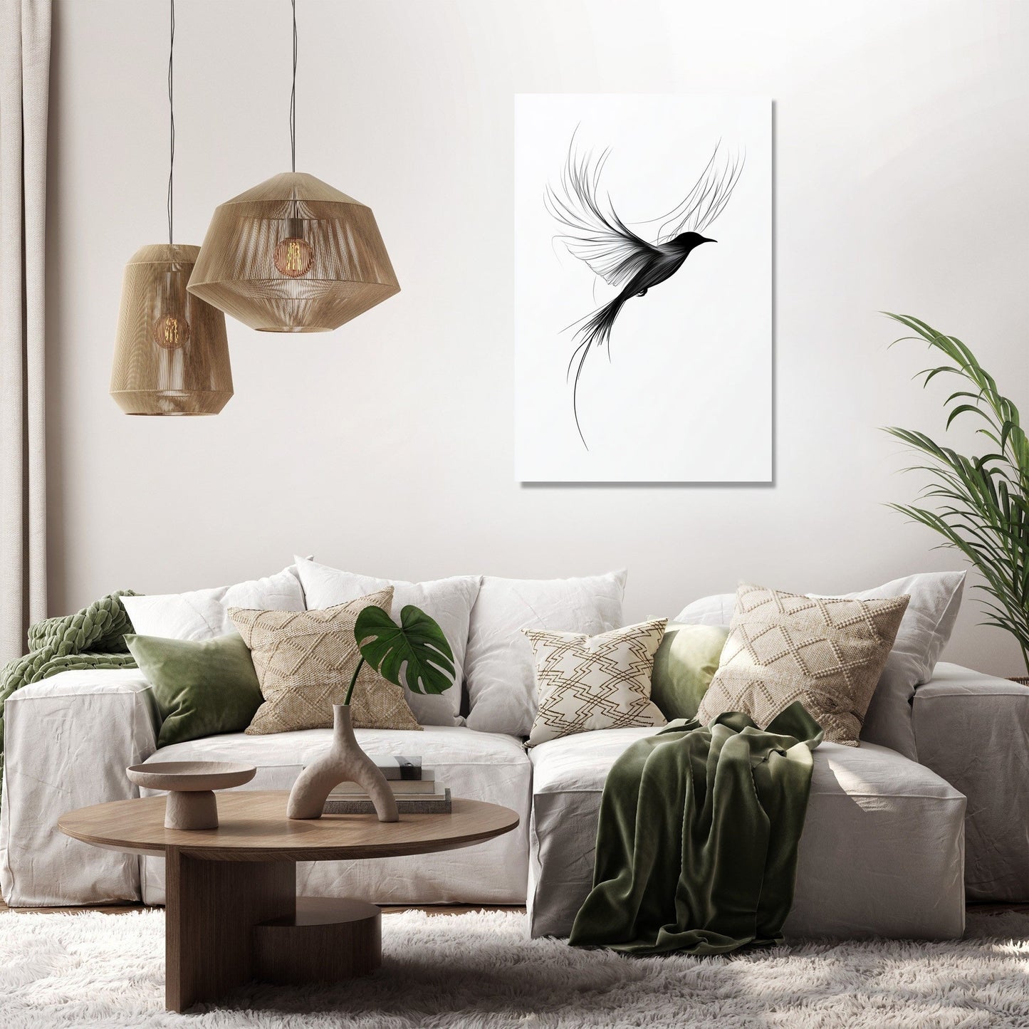 Ethereal Avian Flight Canvas