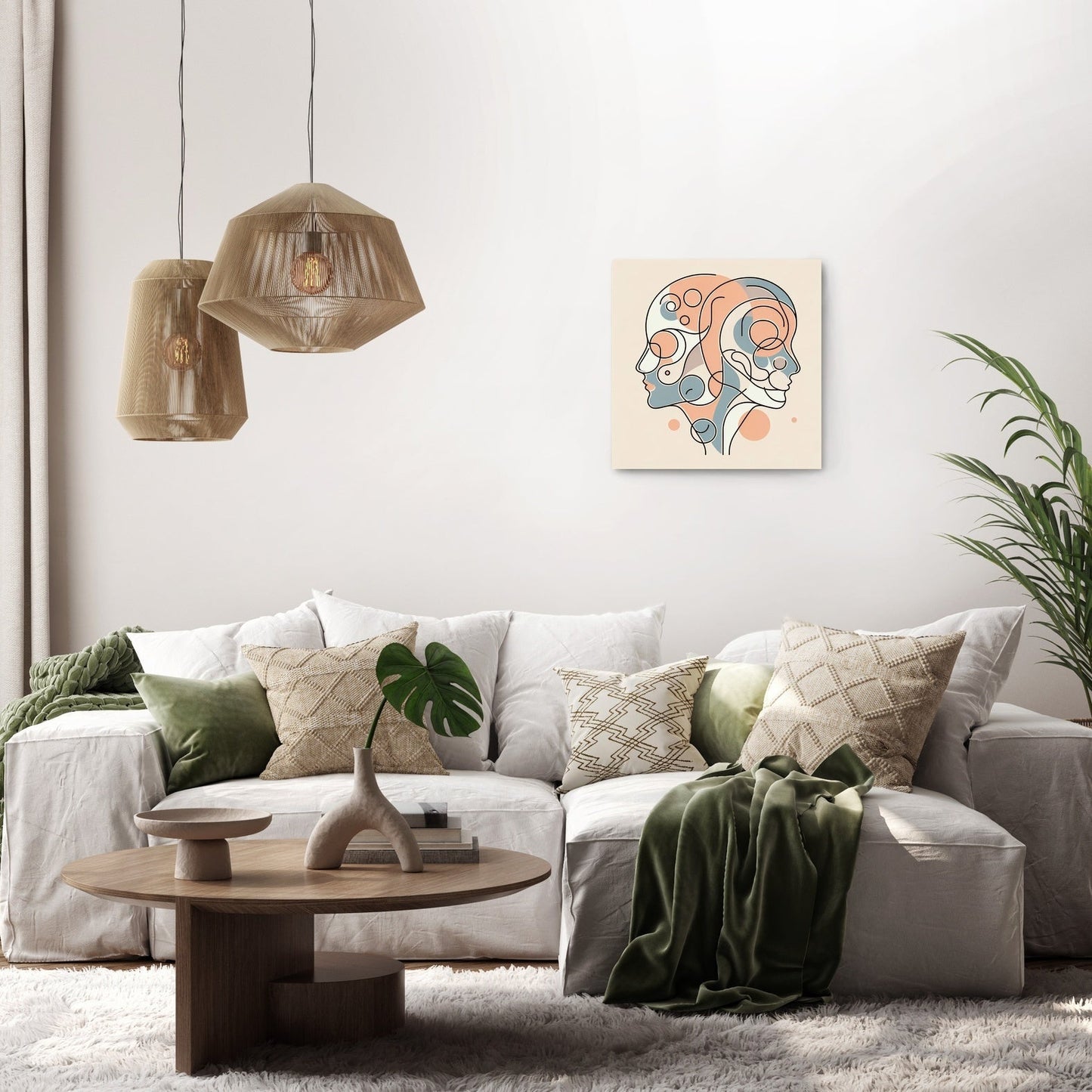 Faces in Harmony Canvas