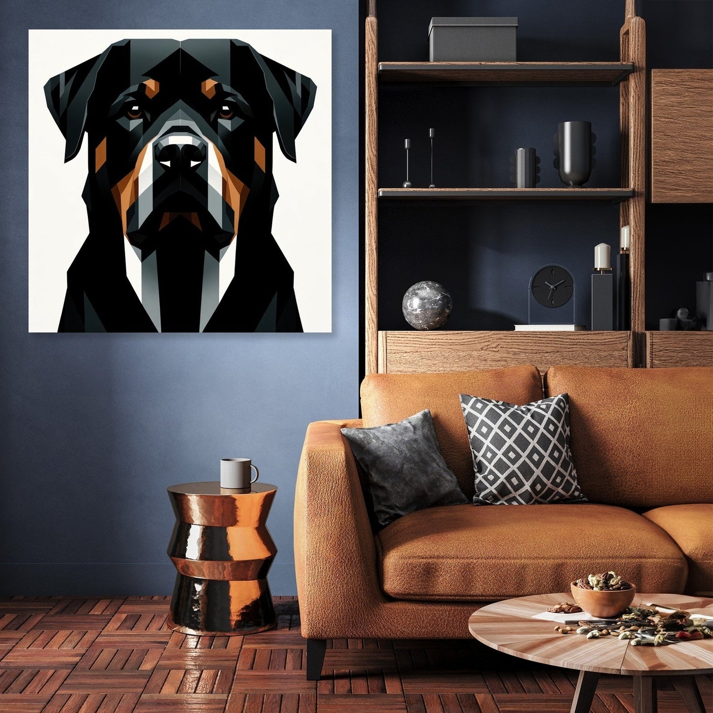Rottweiler's Realm Canvas