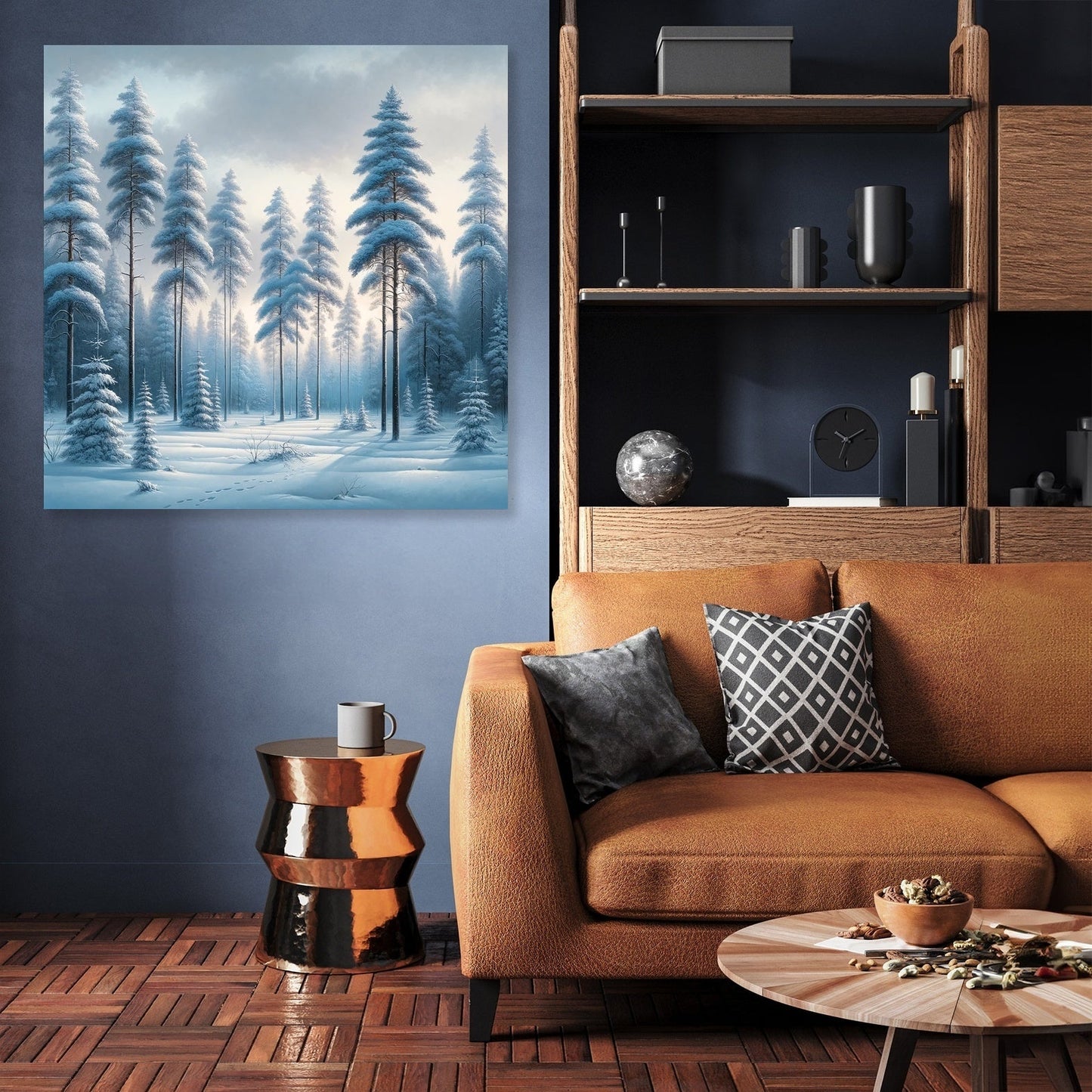 Winter's Silent Beauty Canvas