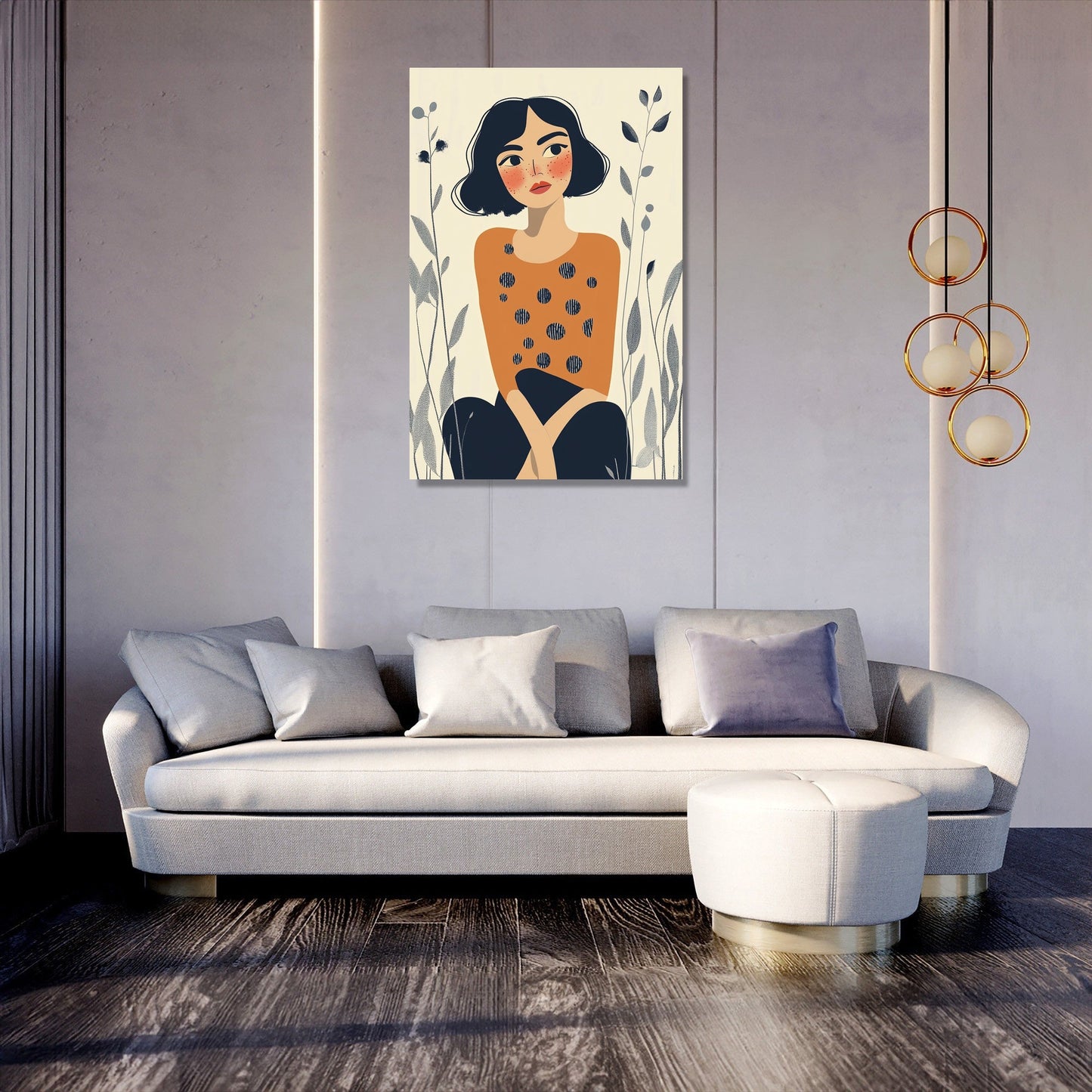 Bashful Woman's Dream Canvas