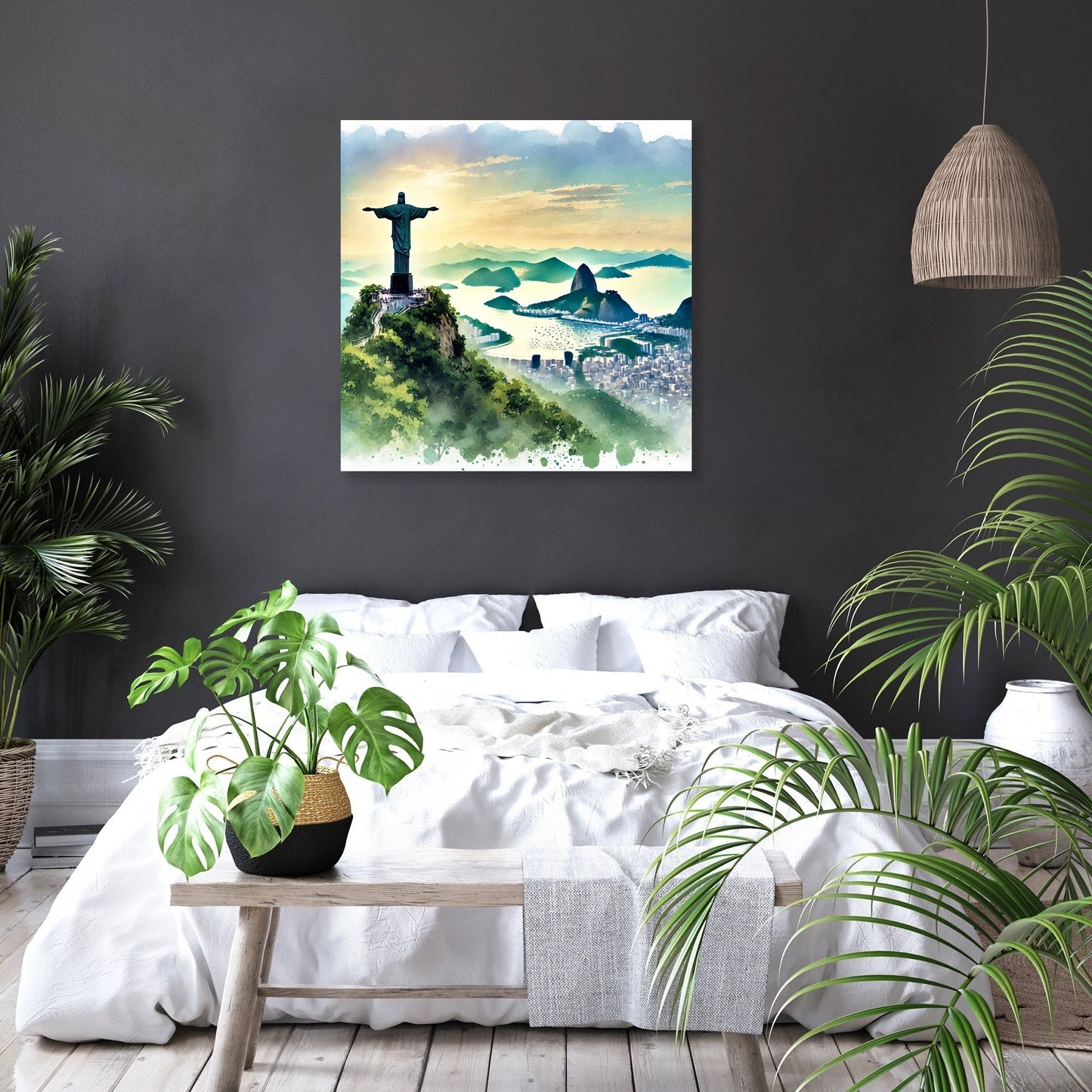 Rio Reverence Watercolour Canvas