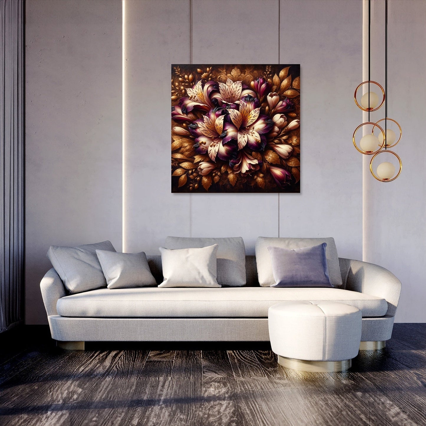 Regal Alstroemeria Canvas