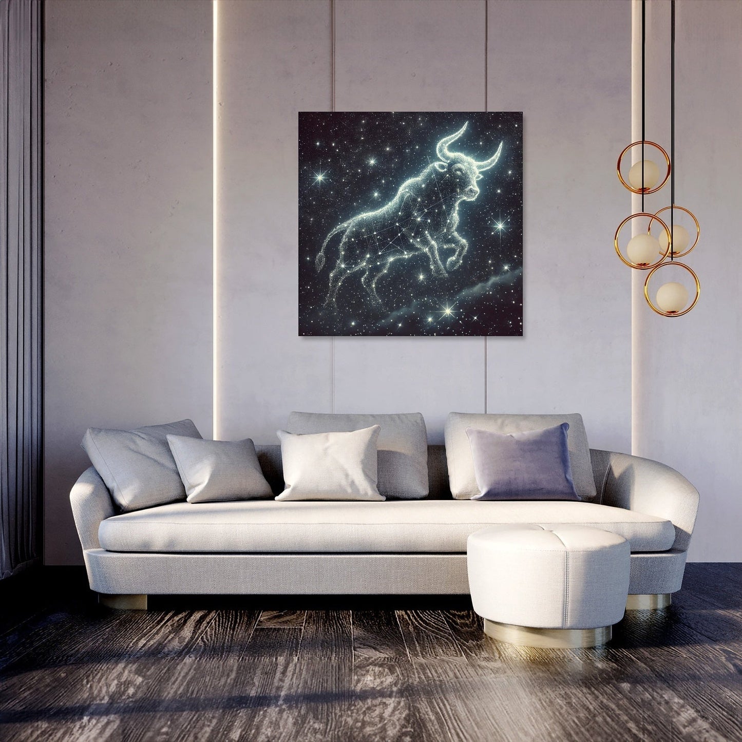 Taurus Constellation Canvas