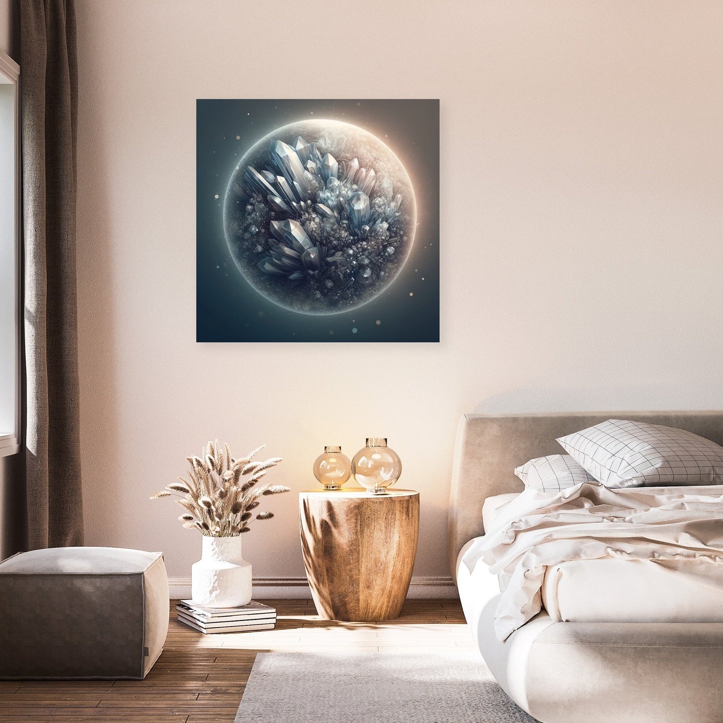 Crystal Planet Canvas