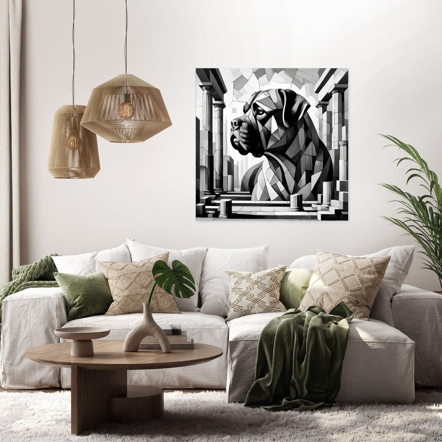 Echoes of the Past Bullmastiff Canvas