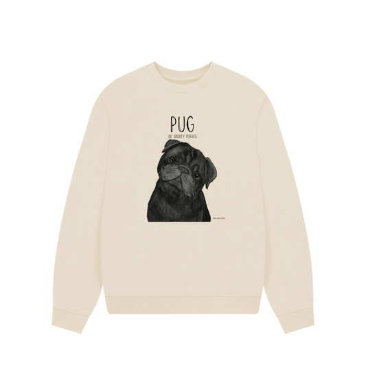 Snorty Potato Oversized Sweatshirt – Cozy, Just Like Your Pug!