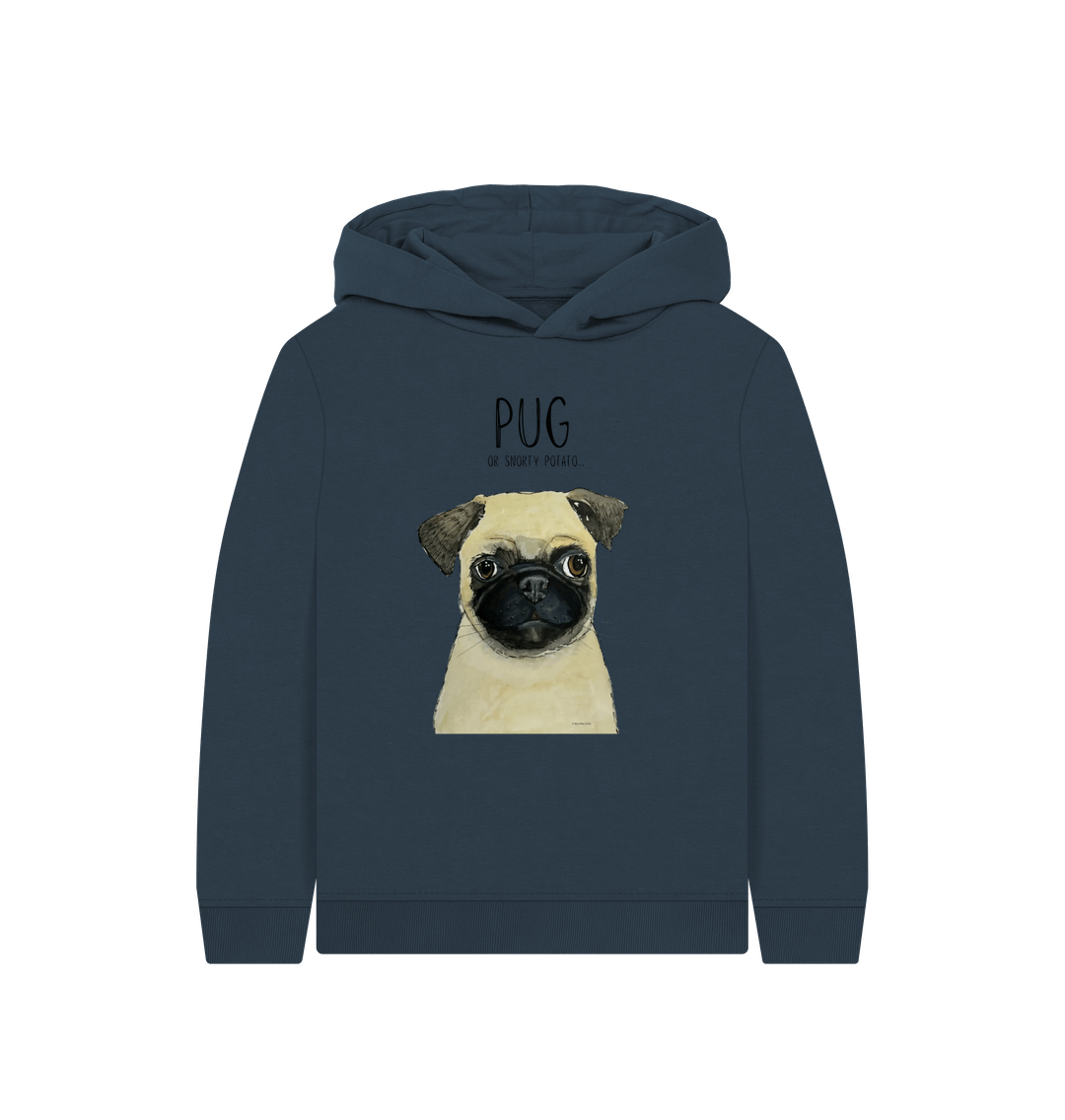 Pug-tastic Cozy Kids Hoodie – Snuggle Up in Pug Perfection!