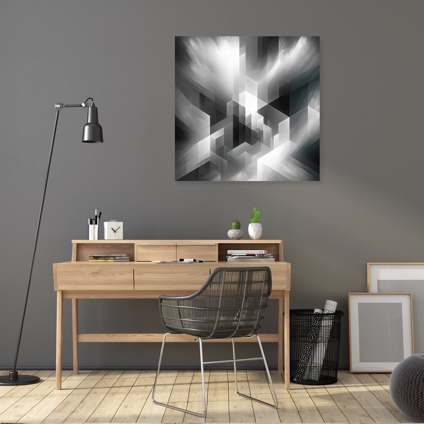 Monochrome Mystique Canvas