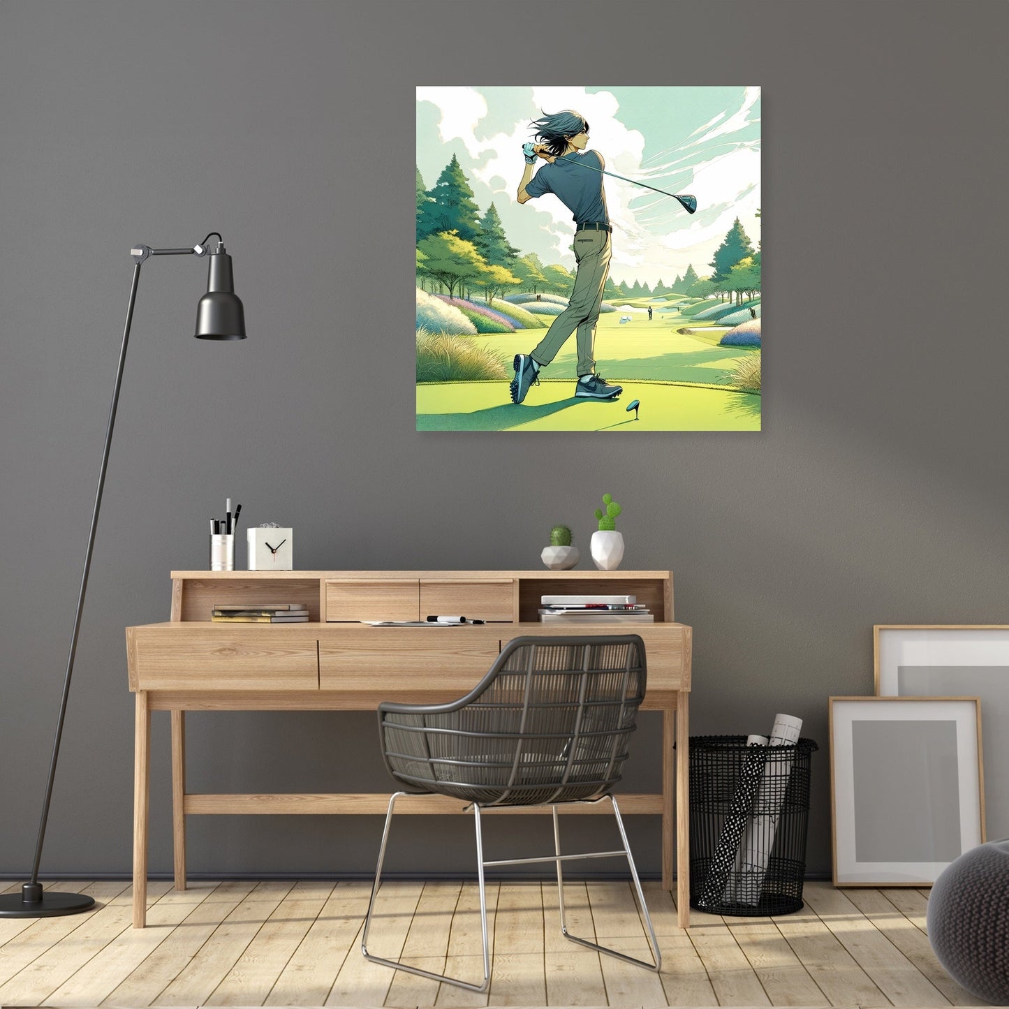 Serene Swing Canvas
