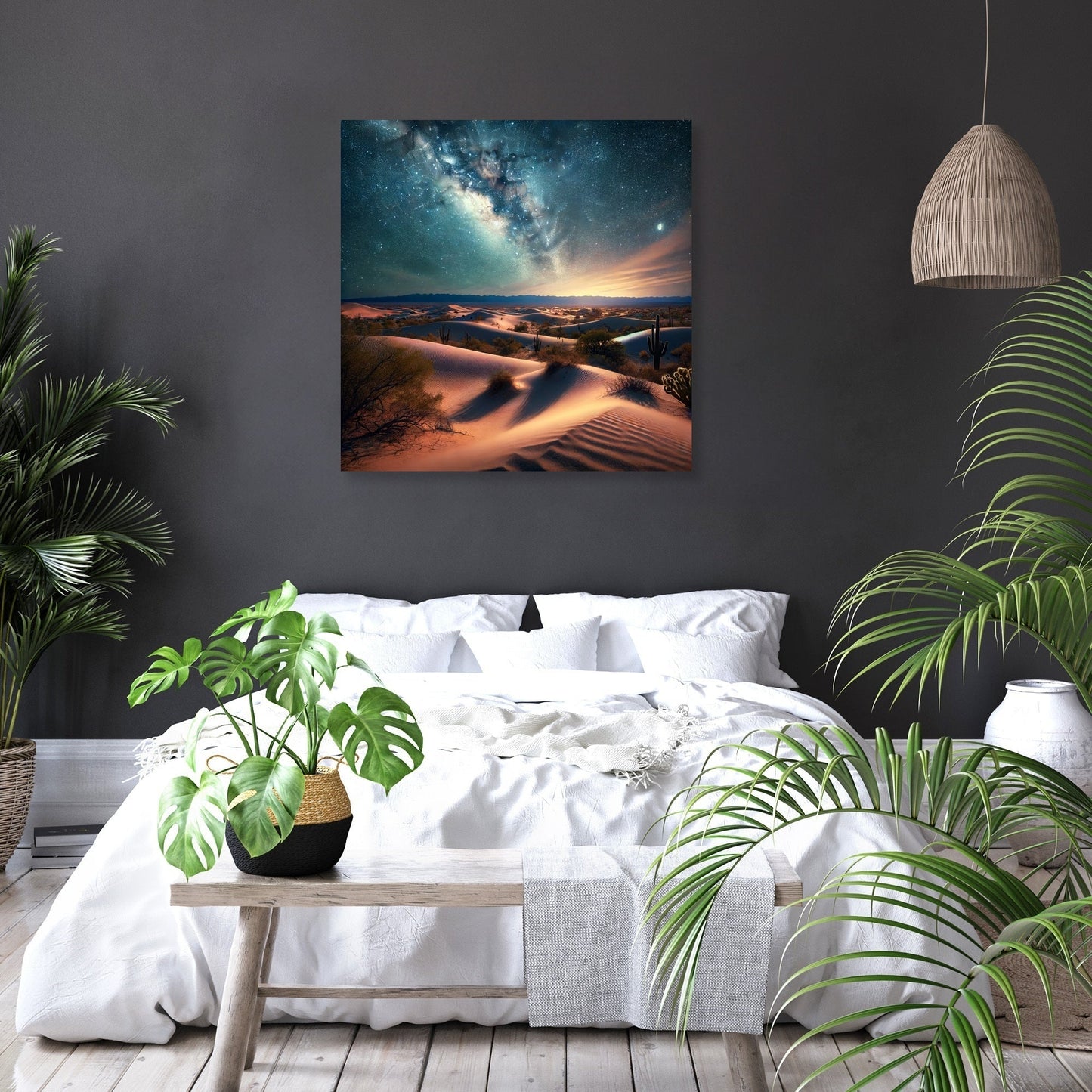 Desert Starry Night Canvas
