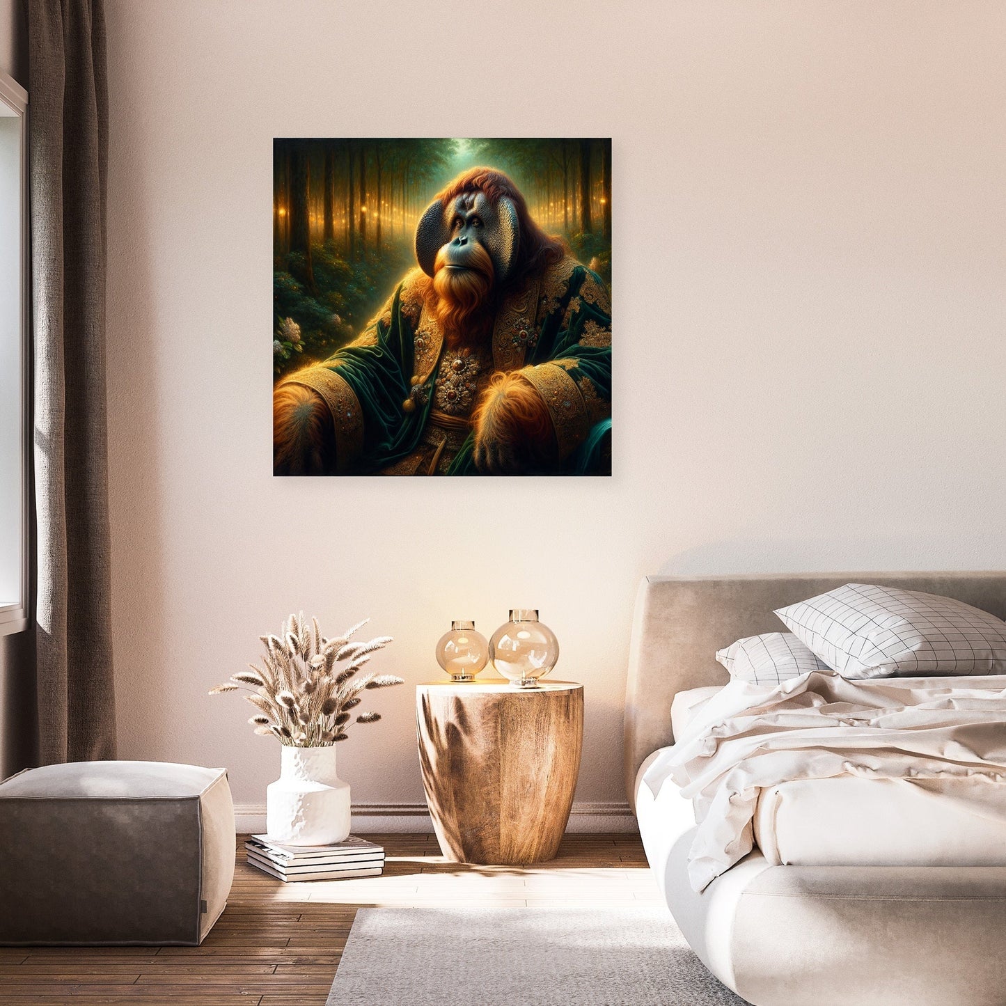 Regal Orangutan Reverie Canvas