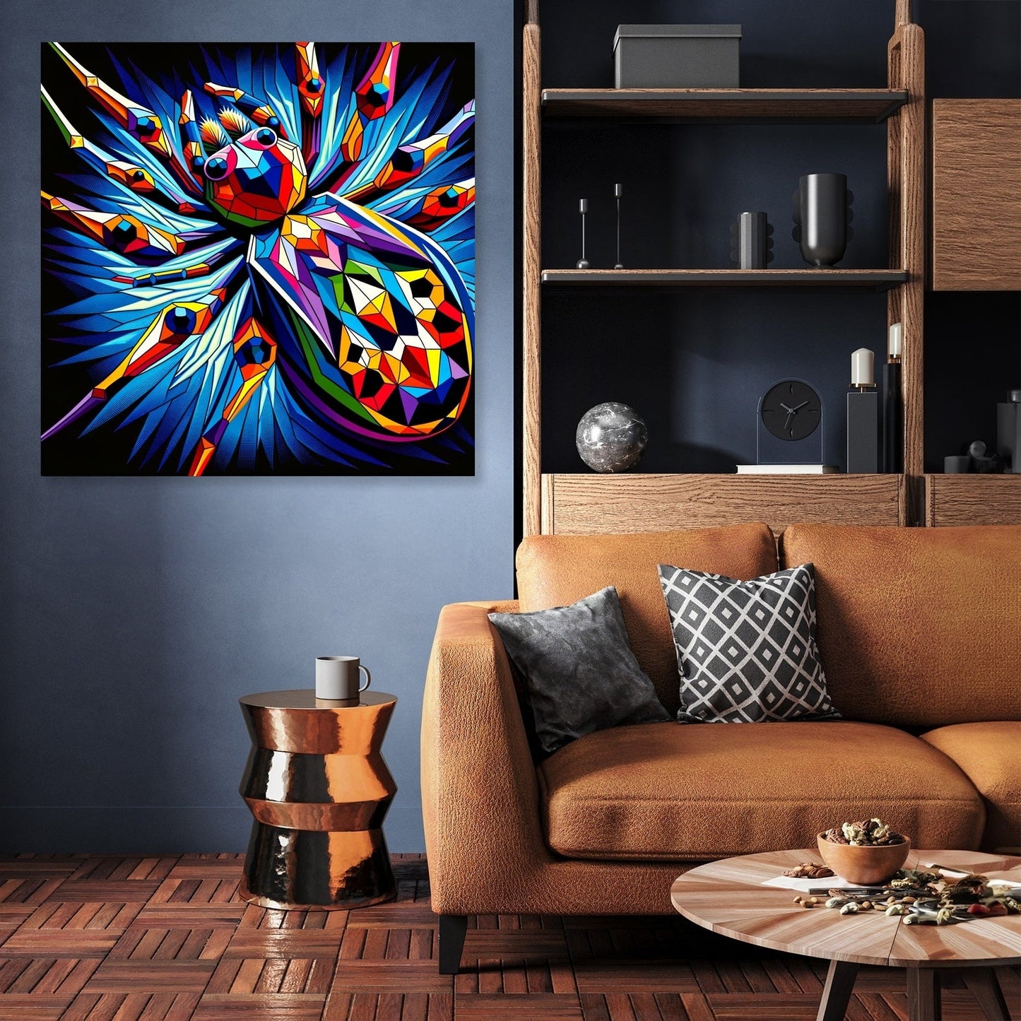 Cubist Courtship Canvas
