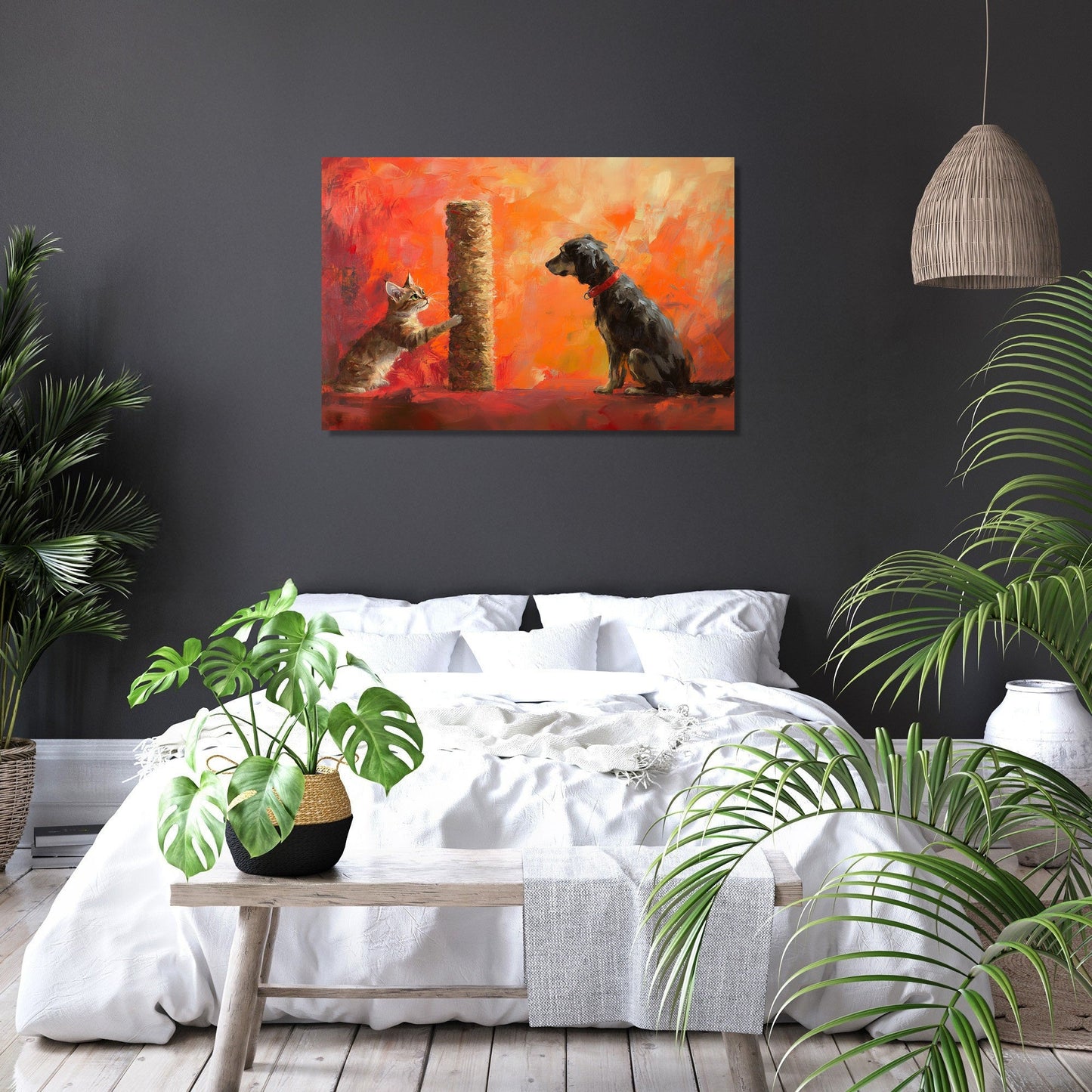 Playful Rivalry Canvas